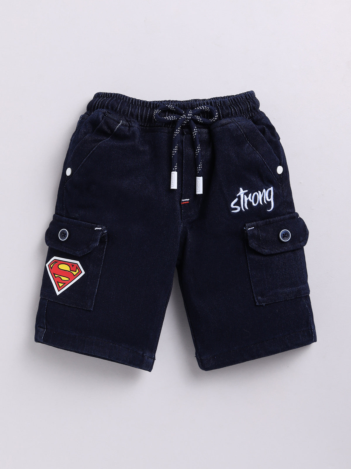 Red Printed T-Shirt Pant Set for Boys by Uno Kids