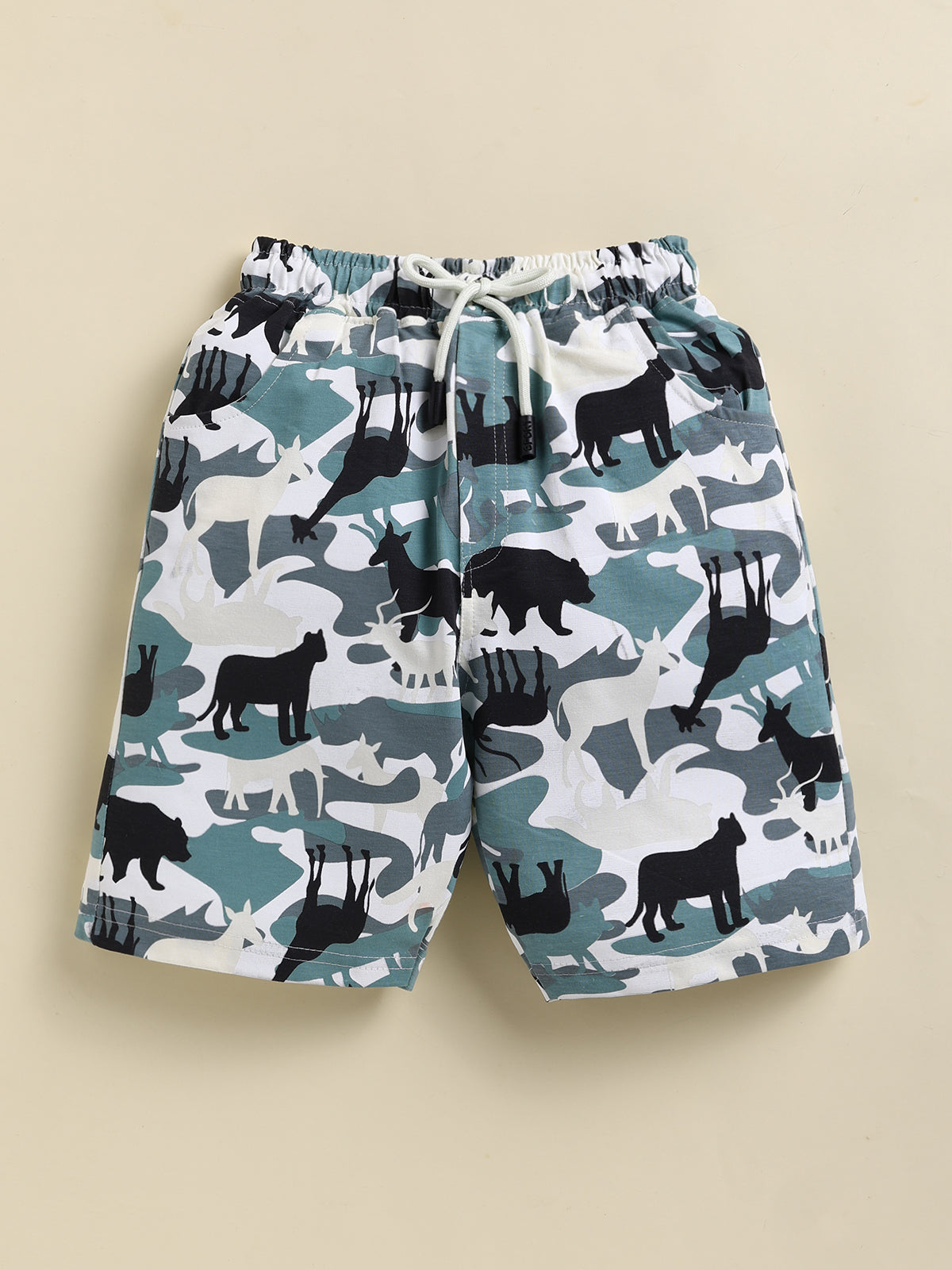 Lime Printed T-Shirt Pant Set for Boys by Uno Kids