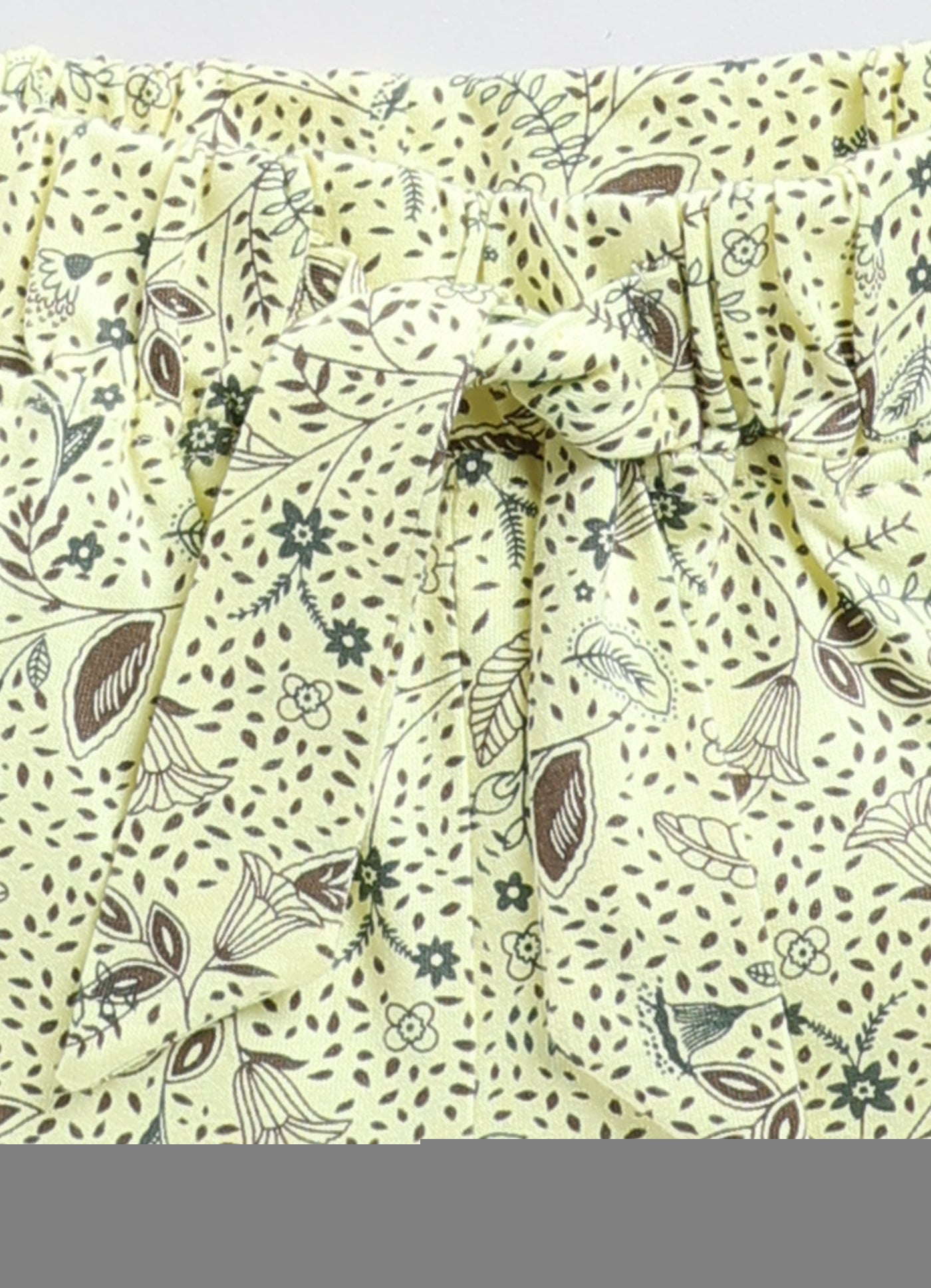 Lemon Printed Shorts for Girls by Biskid