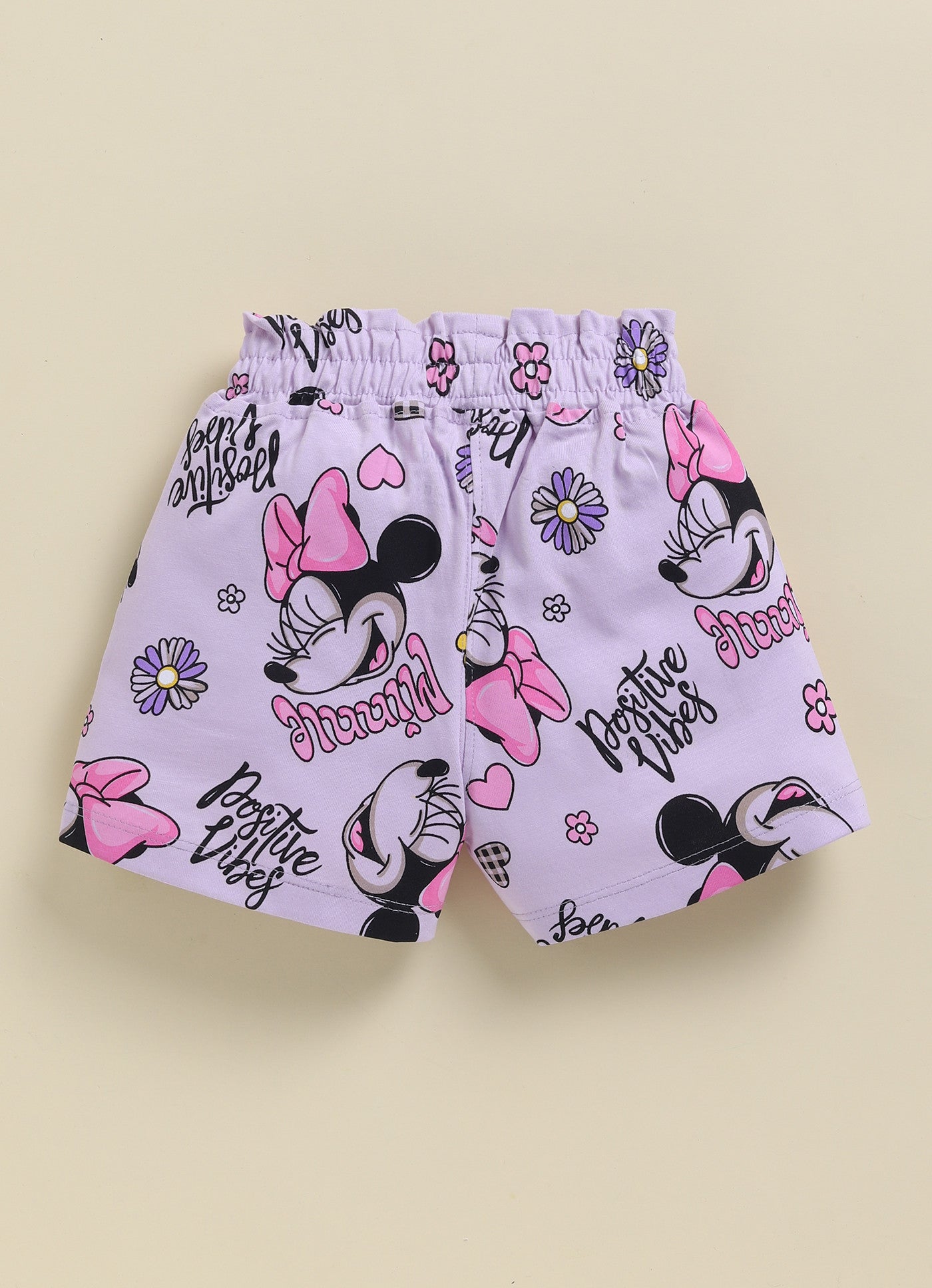 Light Mauve Minnie Printed for Girls by Biskid