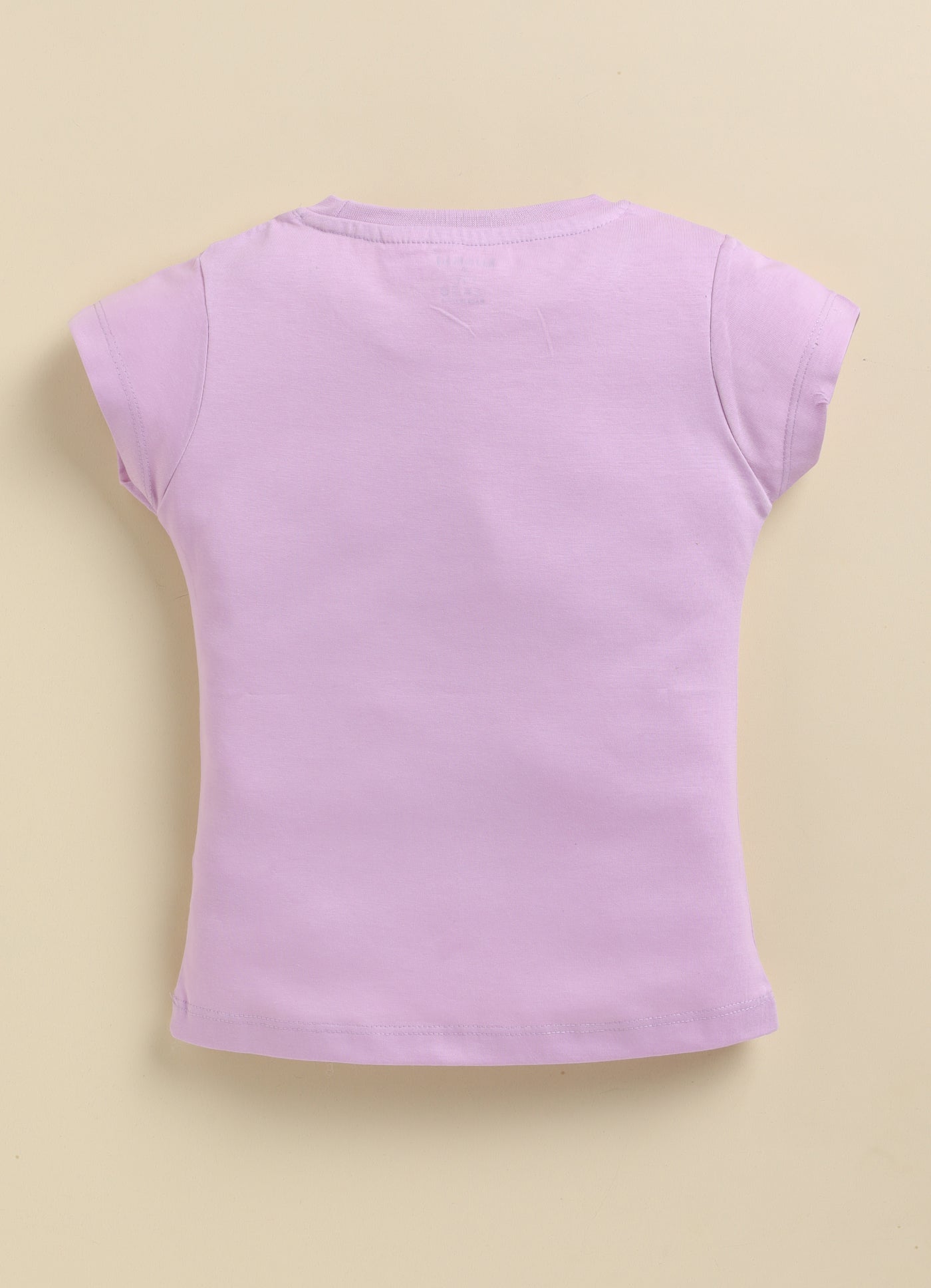 Purple Minnie Printed Top for Girls by Biskid