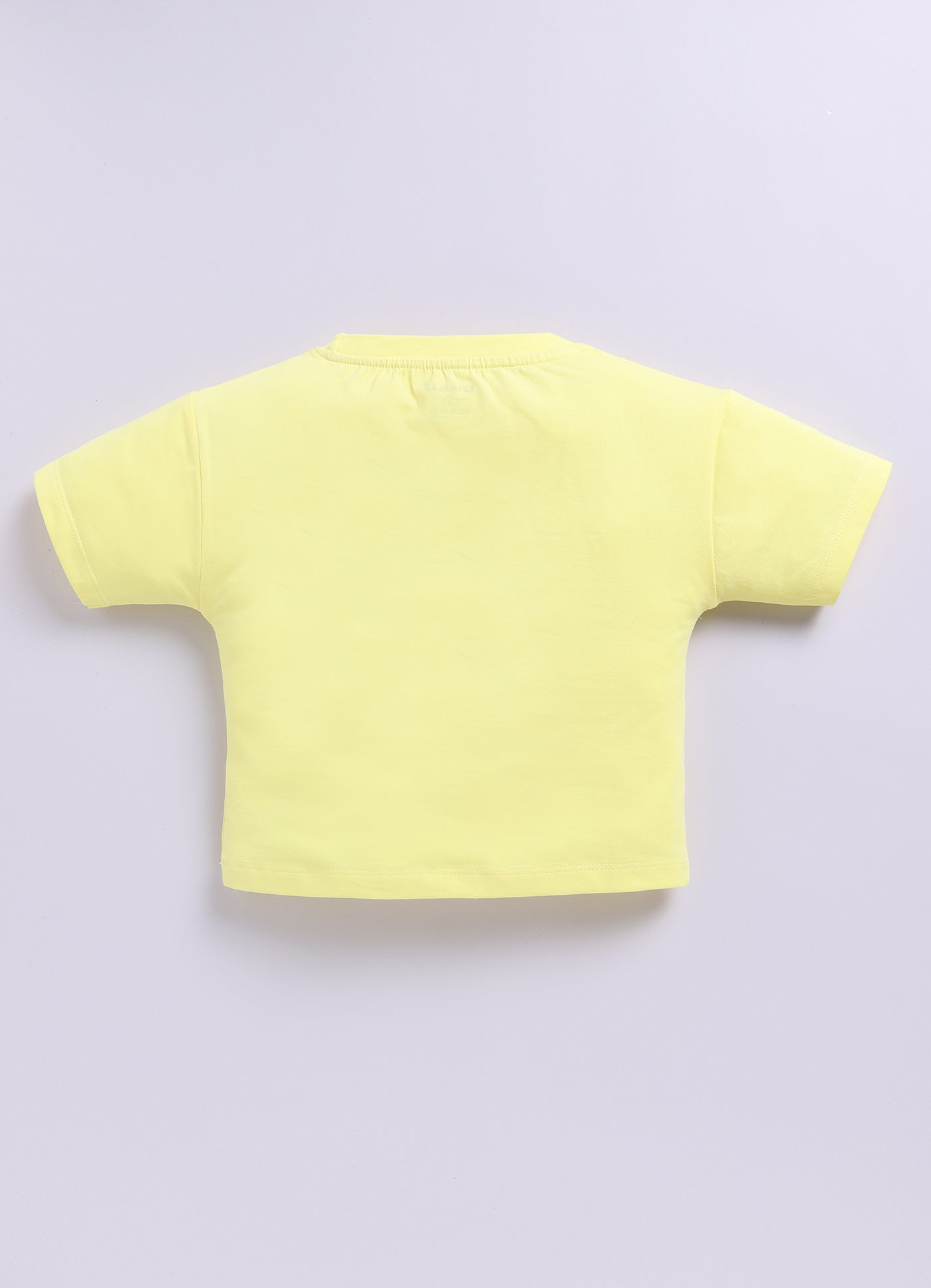Lemon Printed Drop Shoulder Top for Girls by Biskid