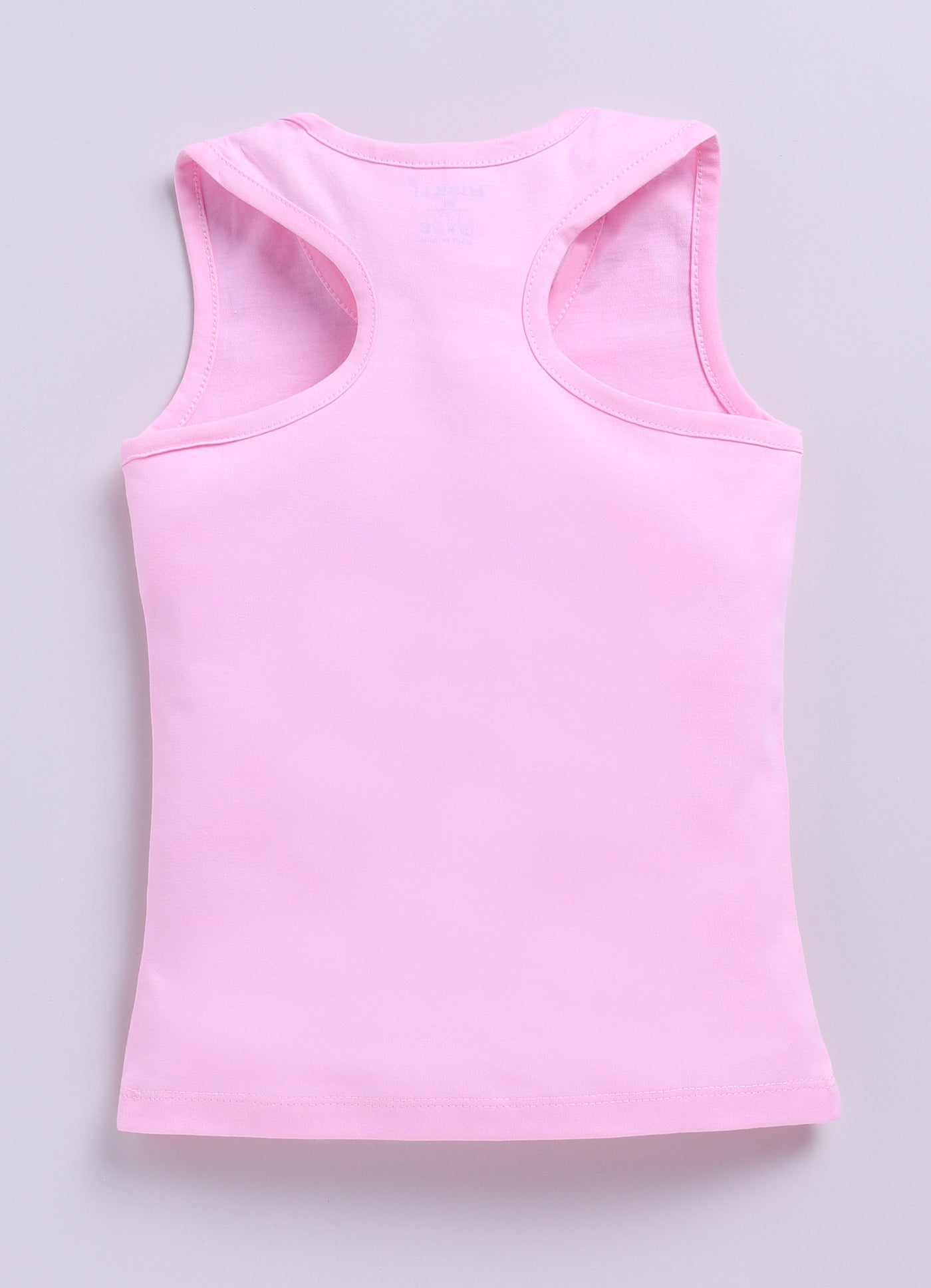 Pink Minnie Printed T-Back Top for Girls by Biskid
