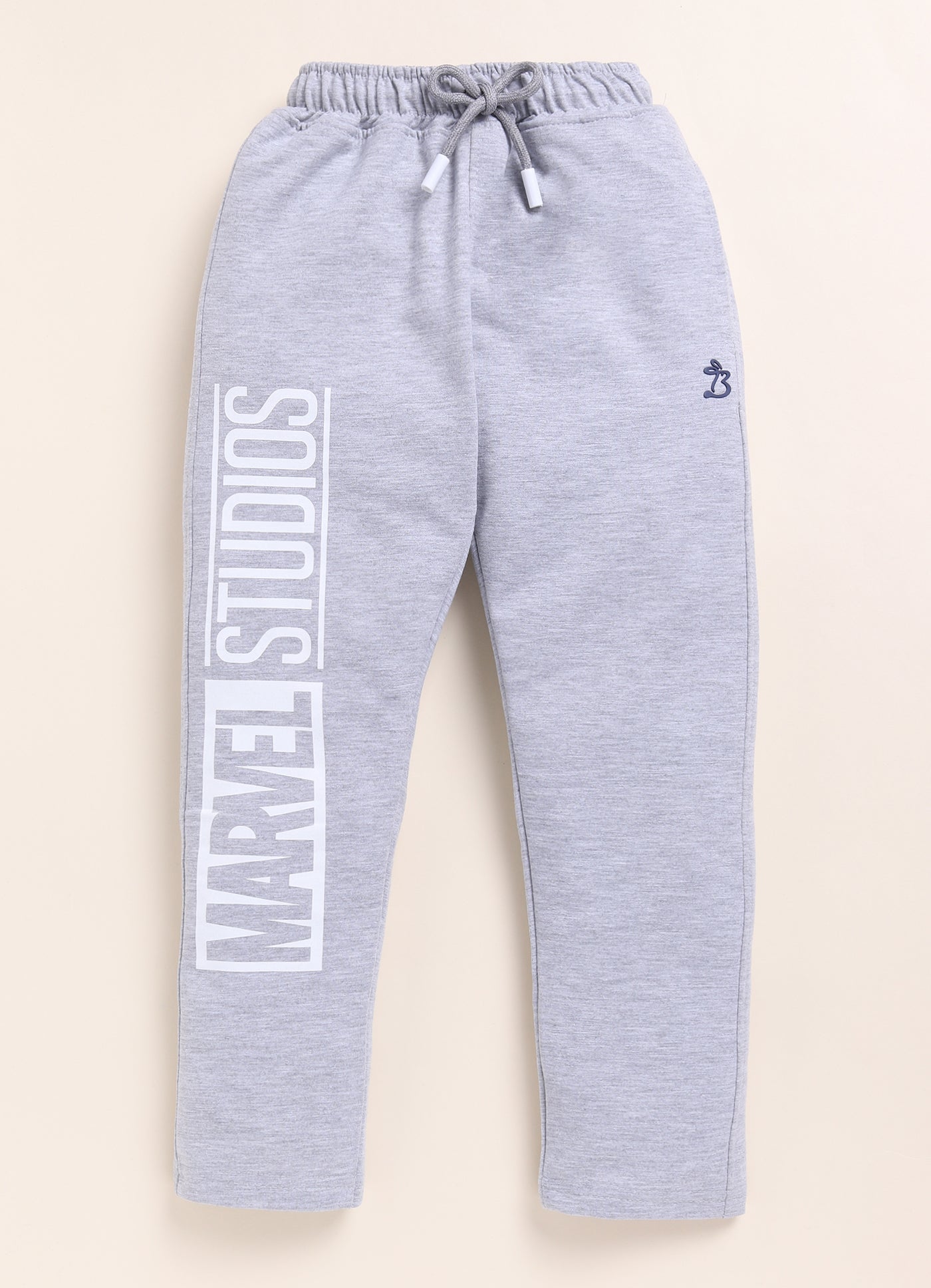 Melange Marvel Printed Joggers for Boys by Biskid
