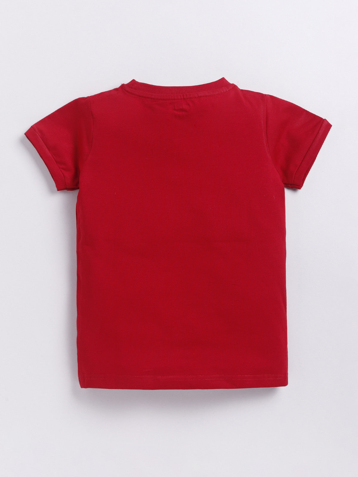 Red Printed T-Shirt for Boys by Biskid
