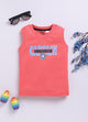 S. Red Captain Amarica Printed T-Shirt for Boys by Biskid