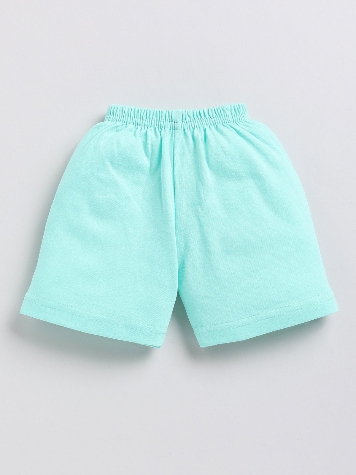 white-skyblue Printed Double Top Pant for Boys by Todos