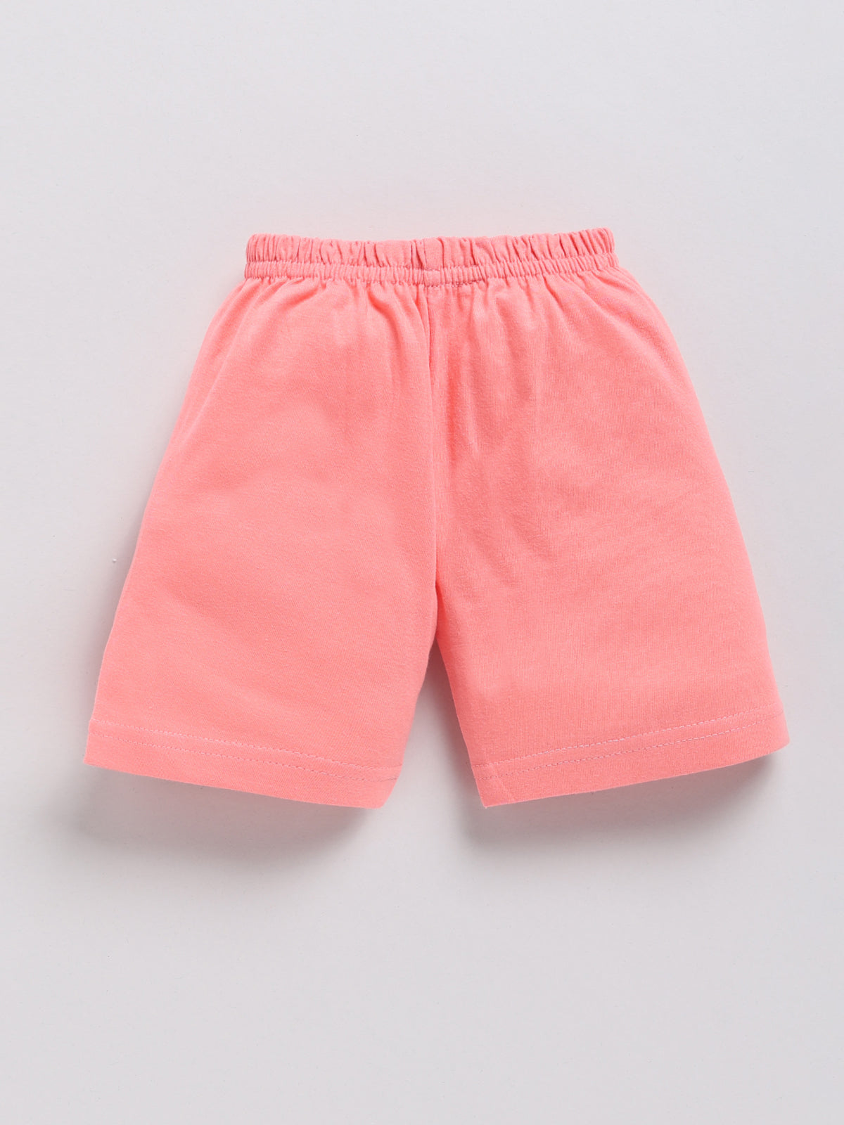 white-peach Printed Double Top Pant for Boys by Todos