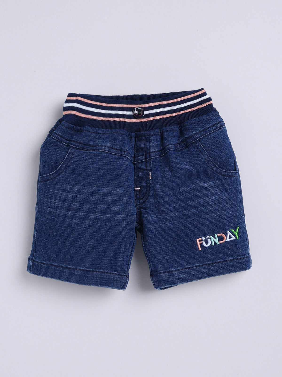 Pink Printed T-Shirt Pant Set for Boys by Todos
