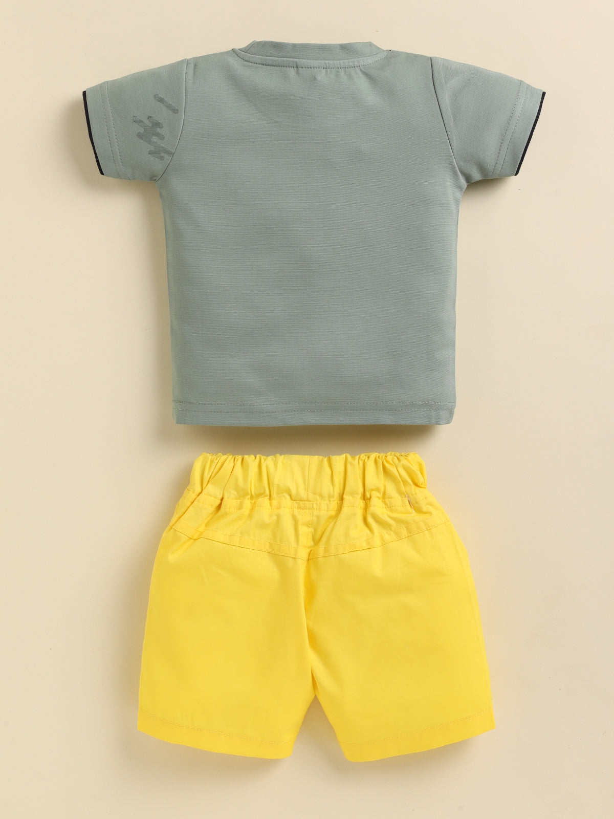 Green Printed T-Shirt Pant Set for Boys by Todos