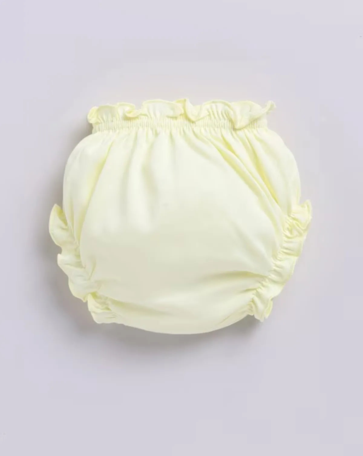 Yellow Printed Frock Panty Set for Girls by Annie