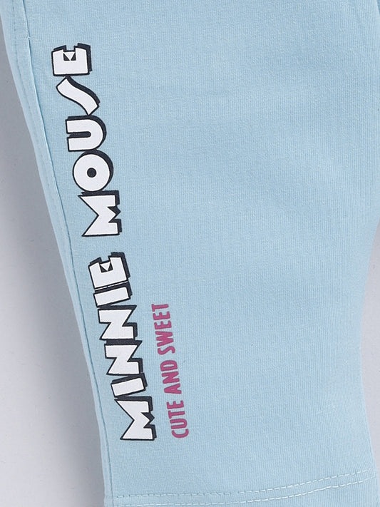 Sky Micky Solid Capri for Girls by Biskid