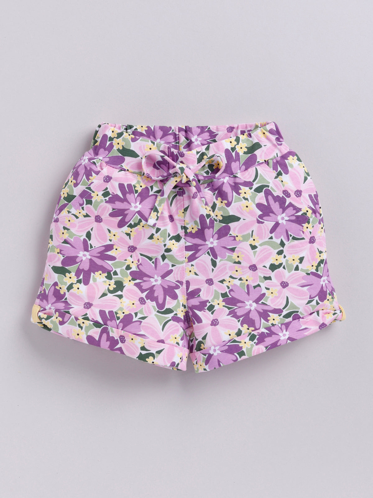 Girls Printed Cotton Summer Shorts-Sale