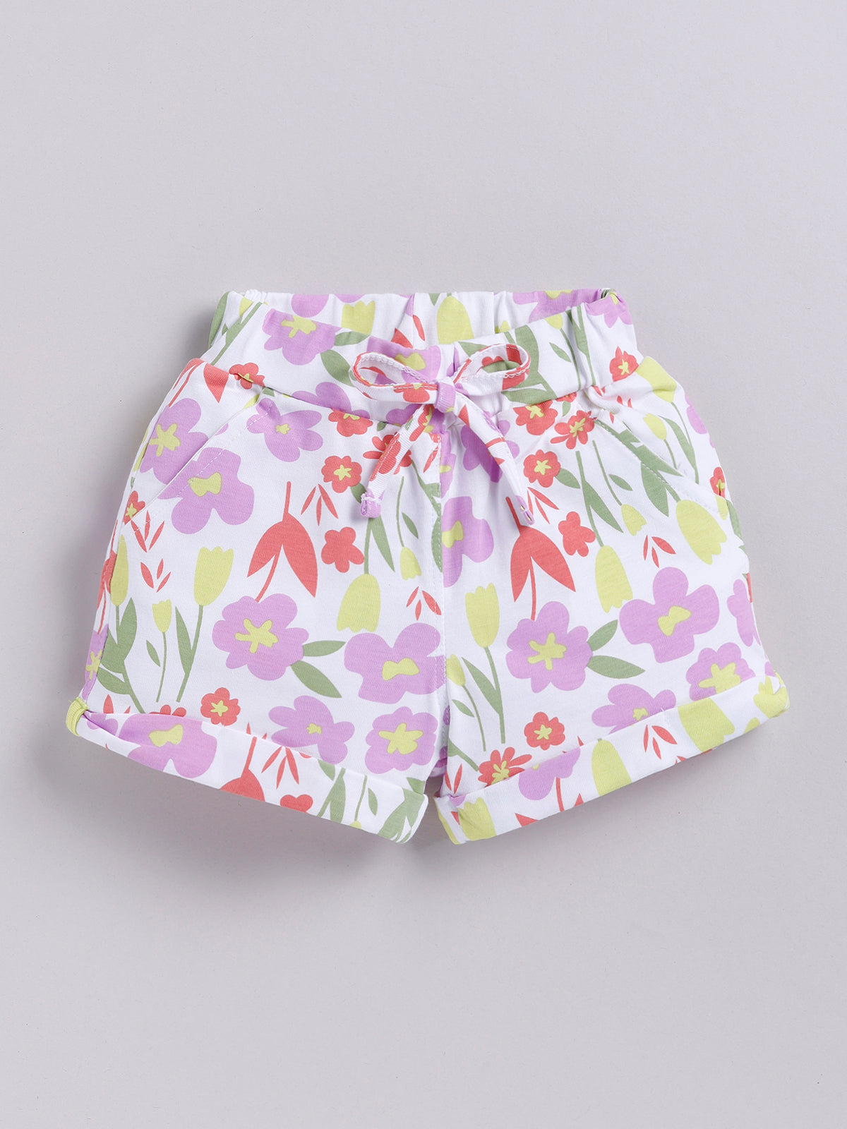 Girls Printed Cotton Summer Shorts