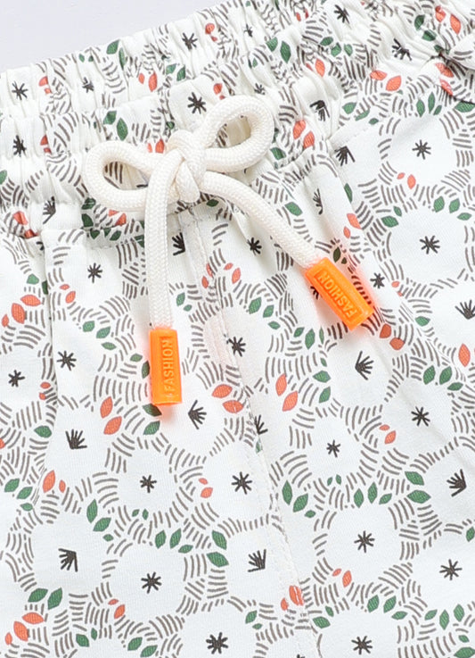 Multicolour Foral  Printed Shorts for Girls by Biskid