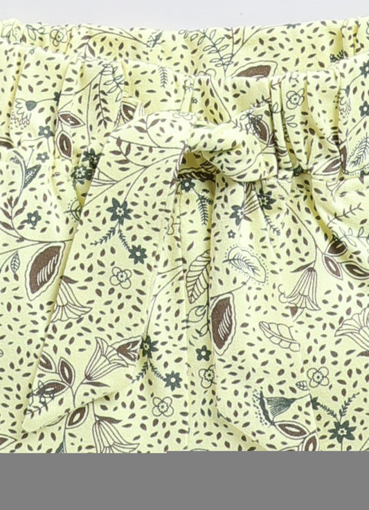 Lemon Printed Shorts for Girls by Biskid