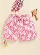 Girls Botanical Printed Cotton Shorts