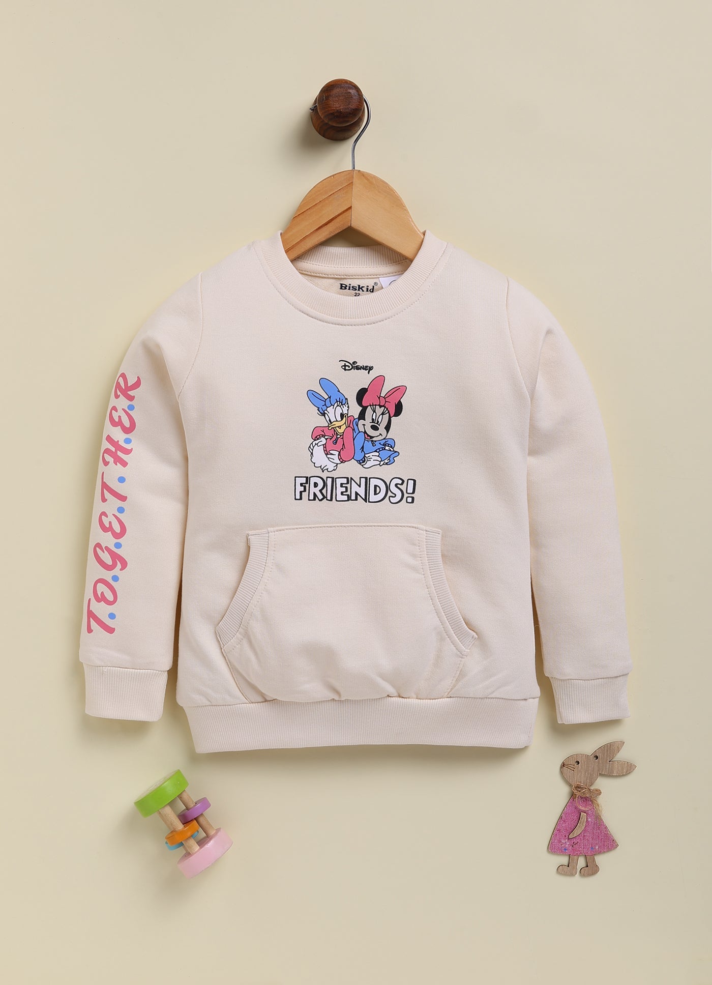 BISKID Cotton Knit Full Sleeves Disney Top