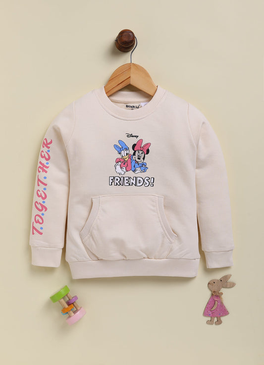 BISKID Cotton Knit Full Sleeves Disney Top