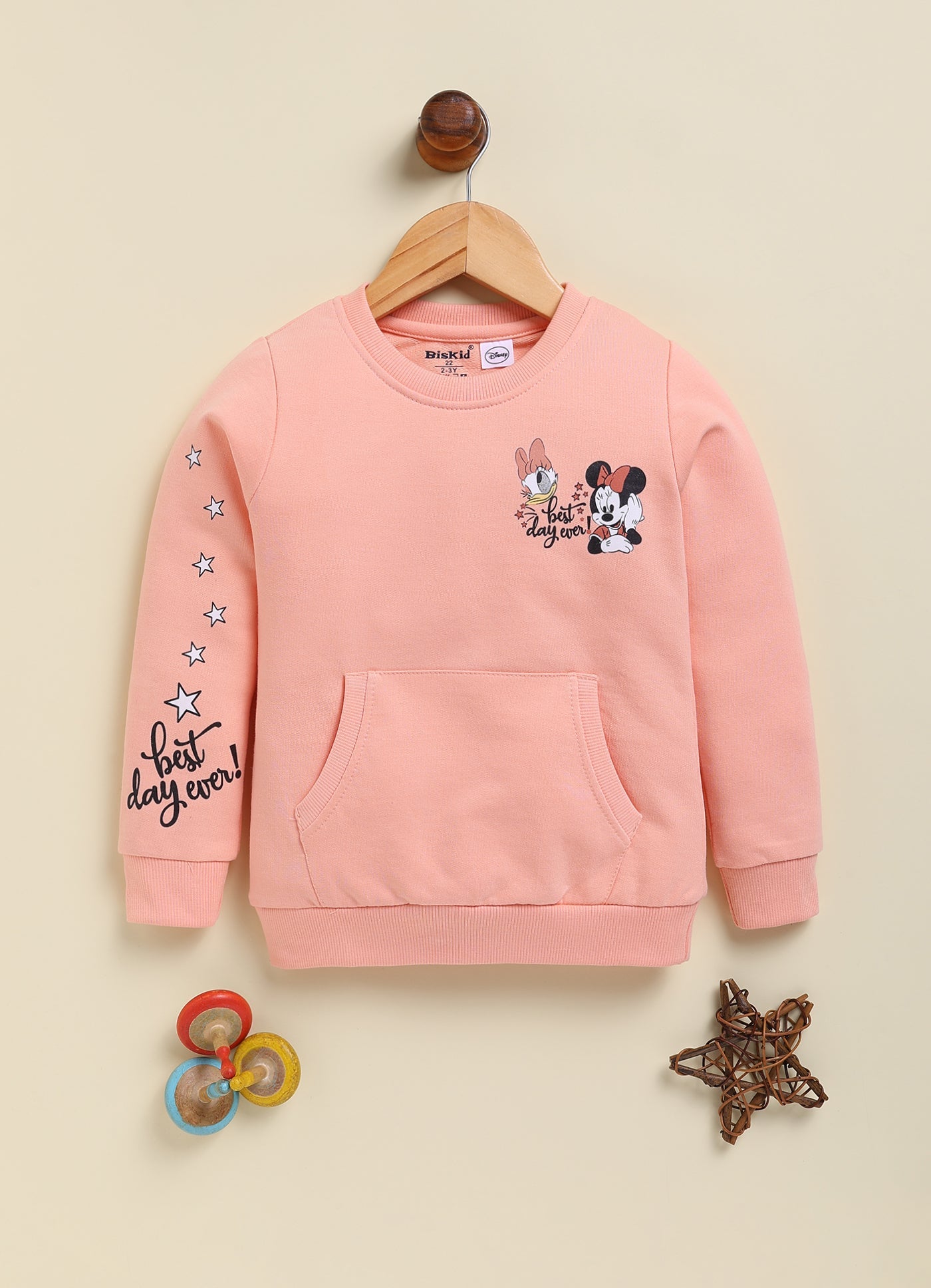 BISKID Cotton Knit Full Sleeves Disney Top