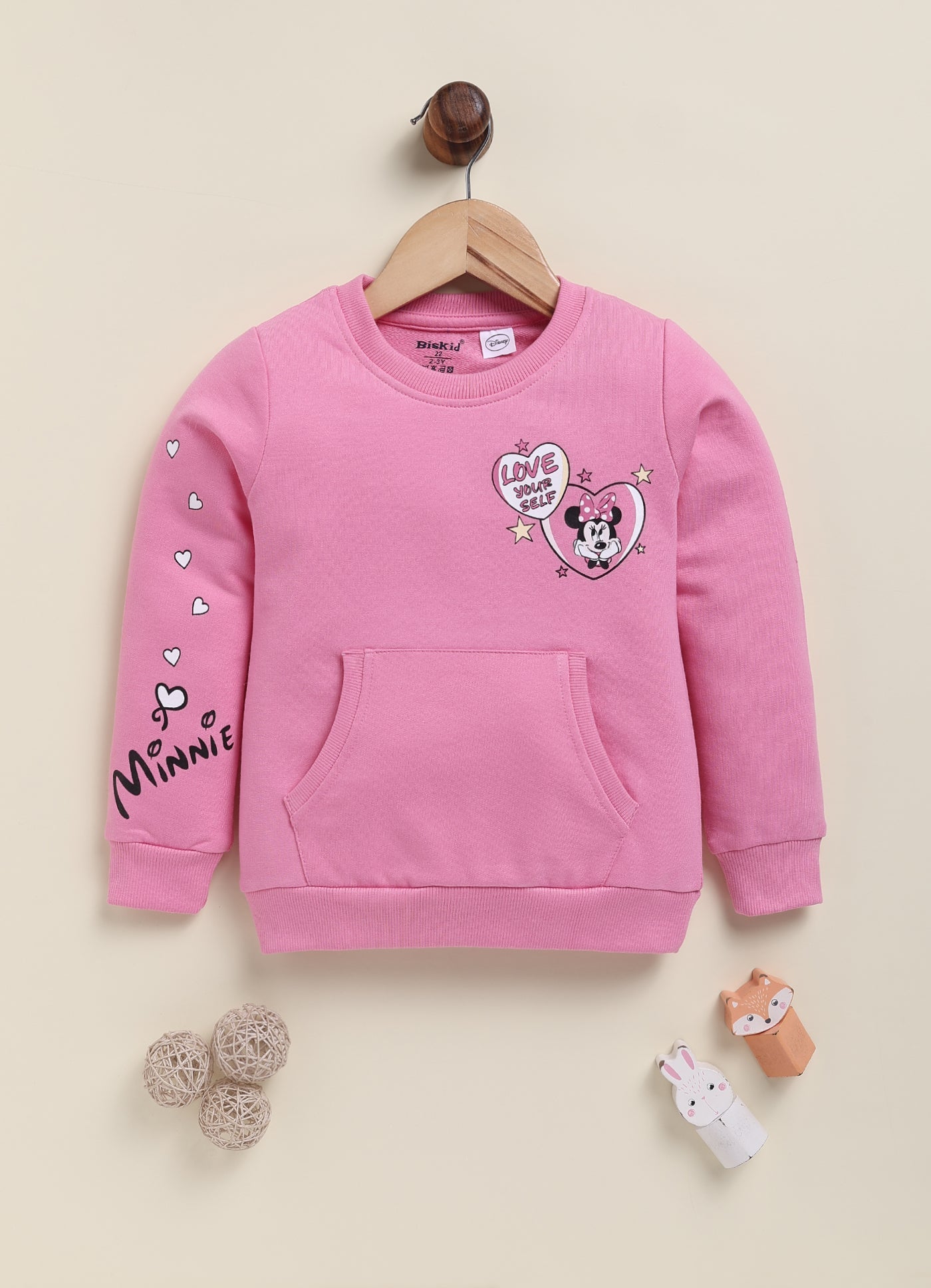 BISKID Cotton Knit Full Sleeves Disney Top