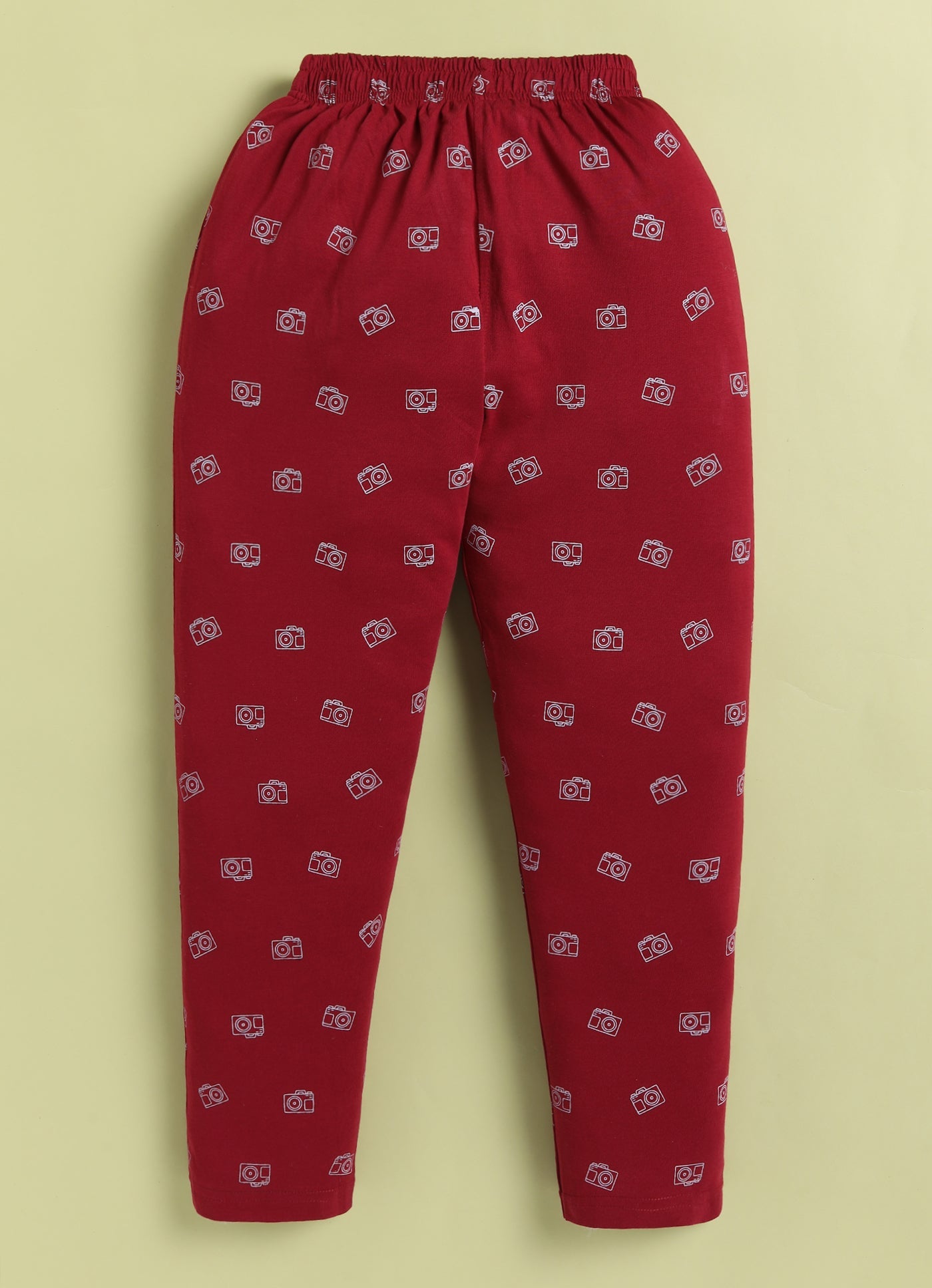 BISKID Cotton Knit Full Sleeves You are my Favorite Text Printed Tshirt & Pant