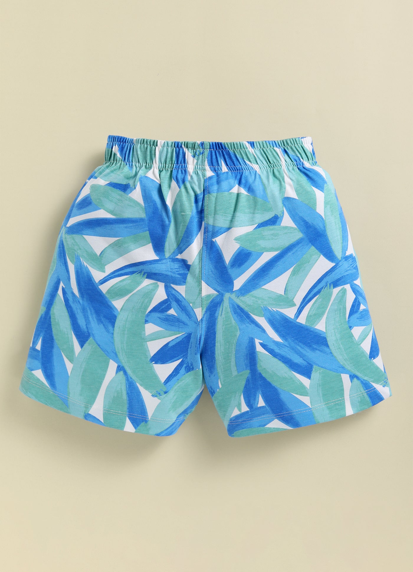Girls Botanical Printed Cotton Shorts
