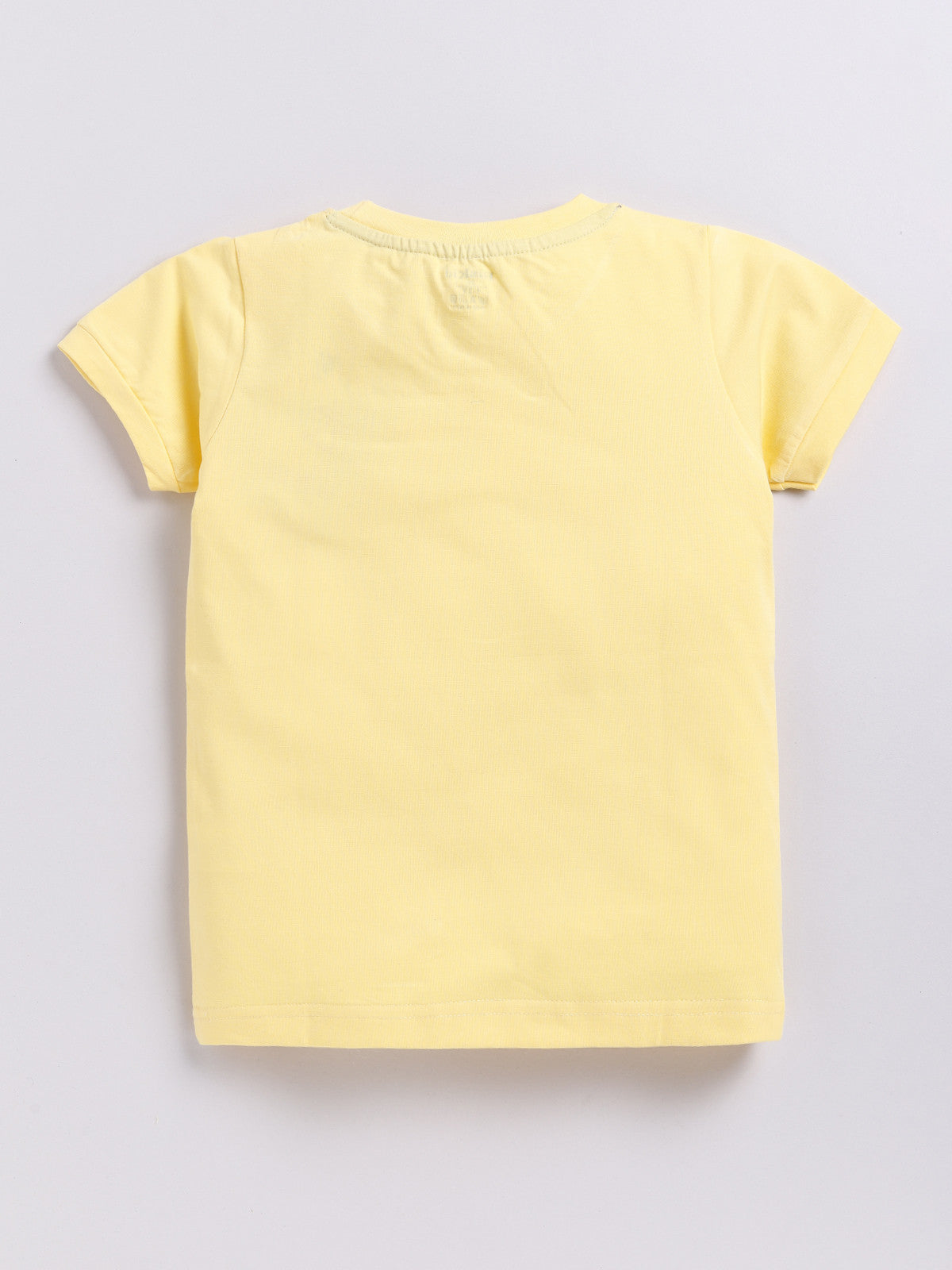 Yellow Printed T-Shirt for Boys by Biskid