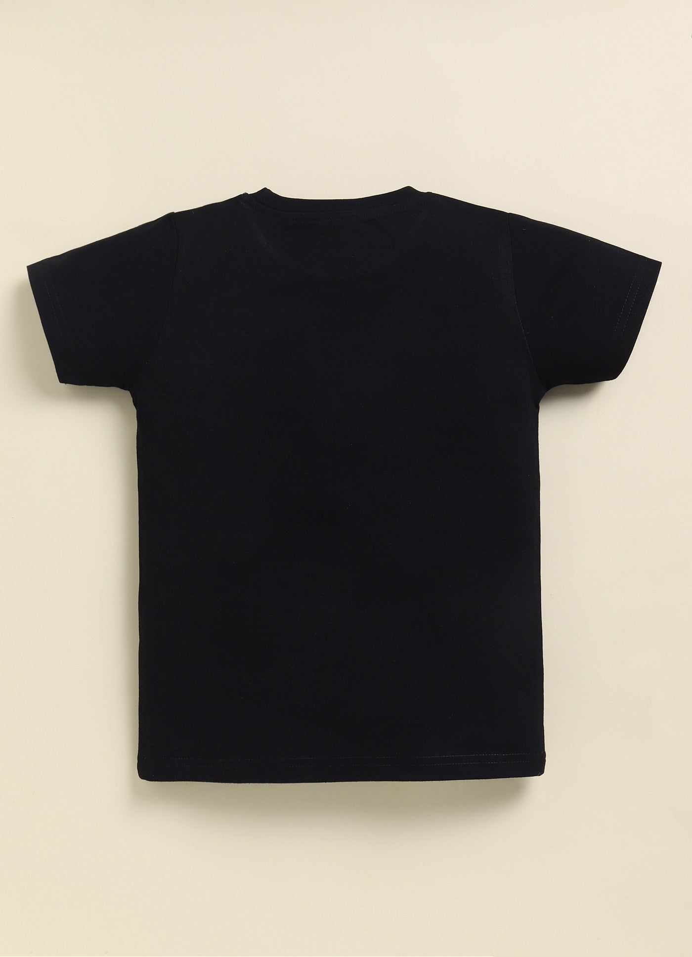 Black Printed T-Shirt for Boys by Biskid