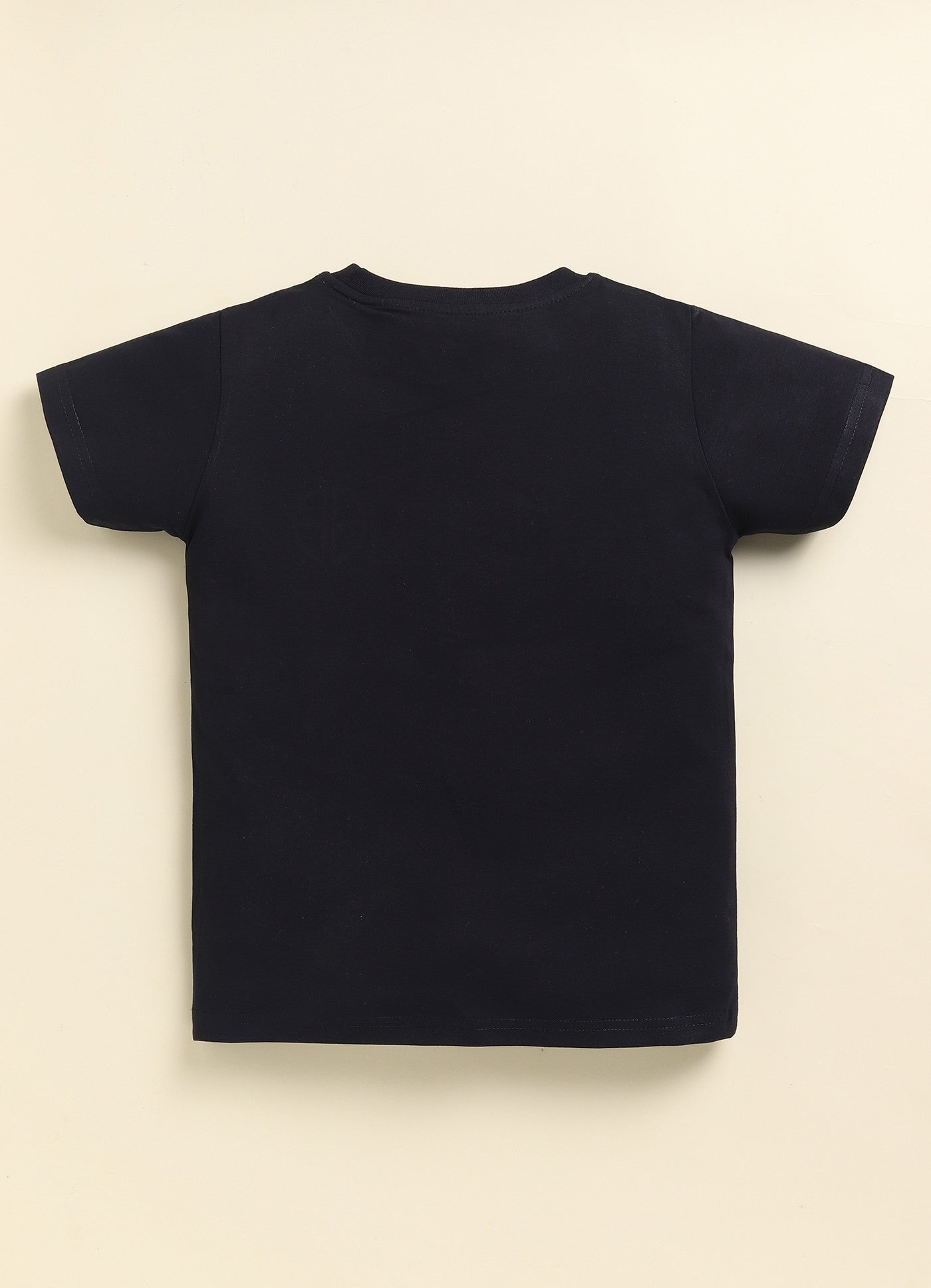 Black Printed T-Shirt for Boys by Biskid