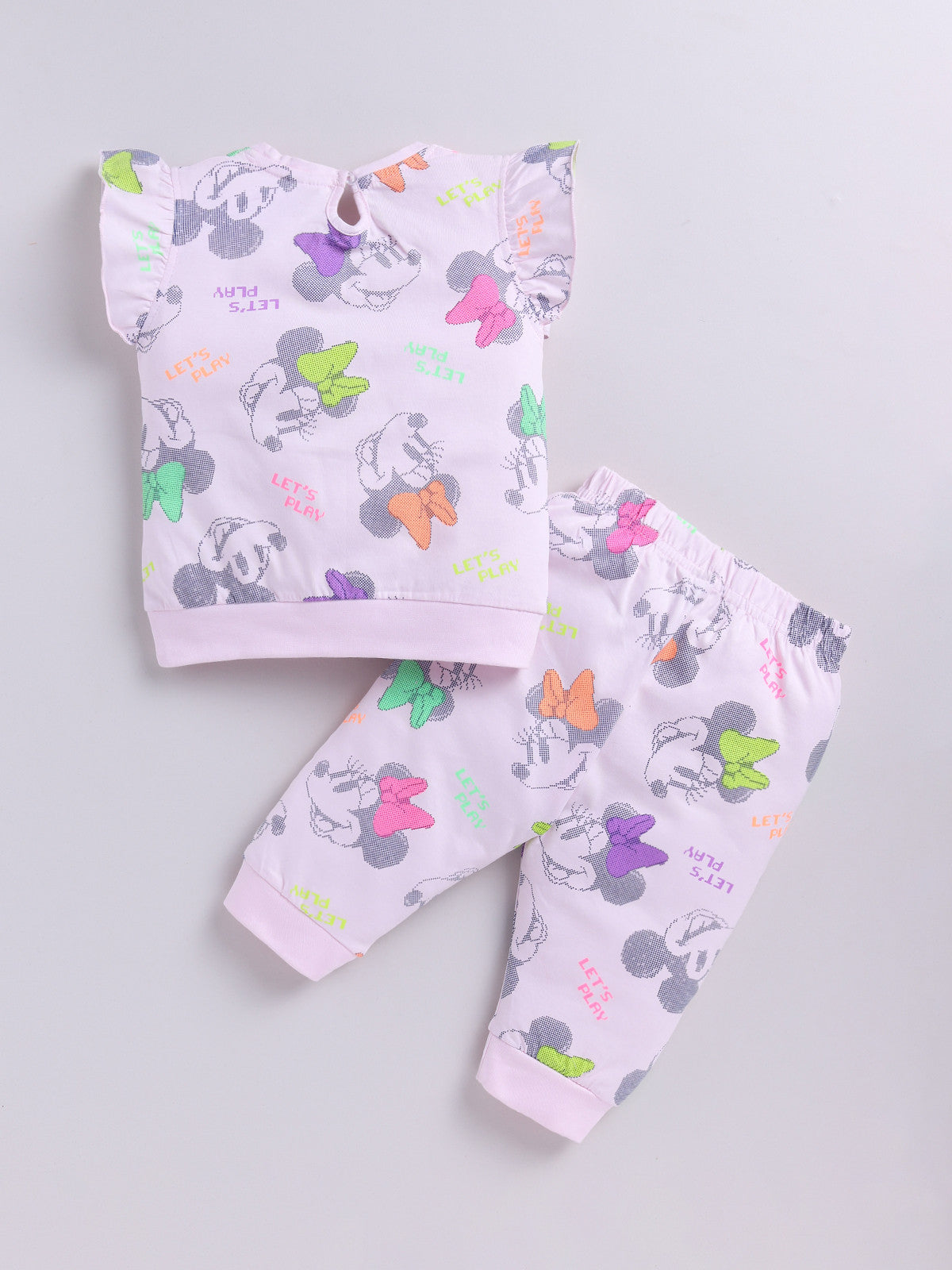 Light Blue Micky Printed Co-ord Set for Girls by Annie