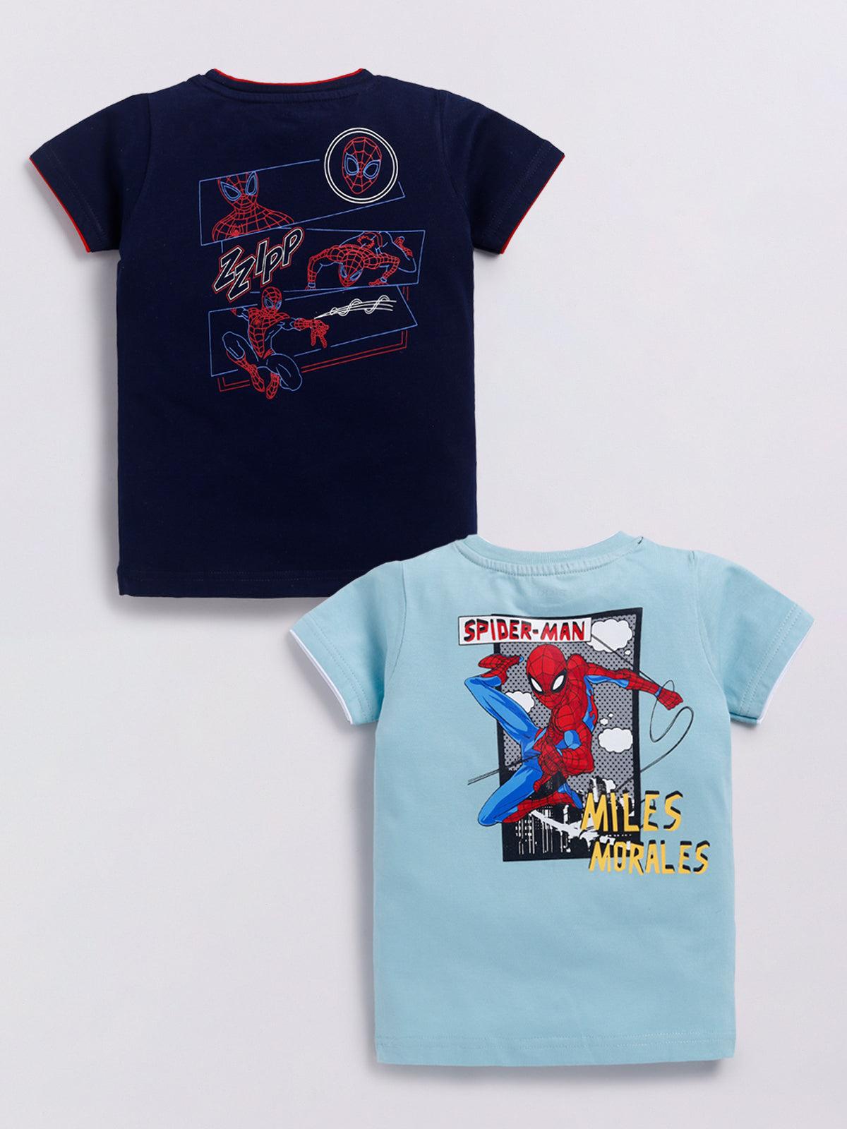 Biskid Boys Spider-Man Graphic Short-Sleeve T-Shirt Combo (Pack of 2)