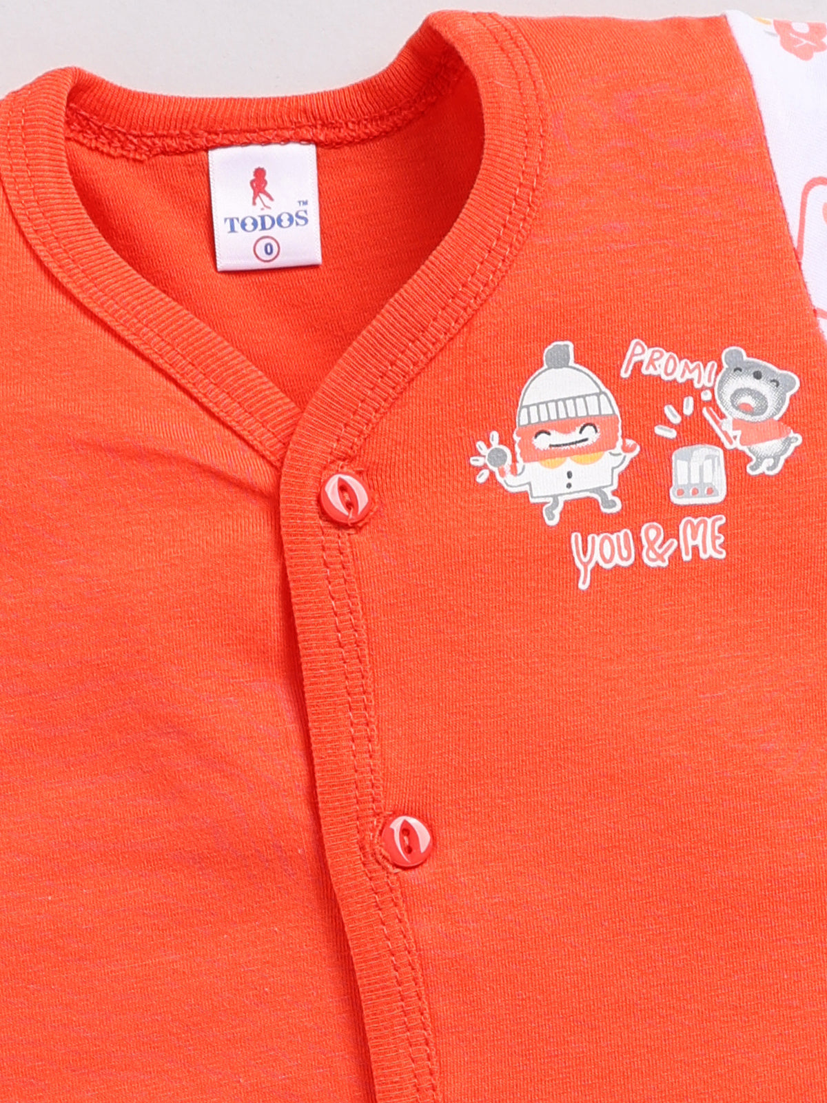 Baby Boys Monster Printed Cotton Clothing Set