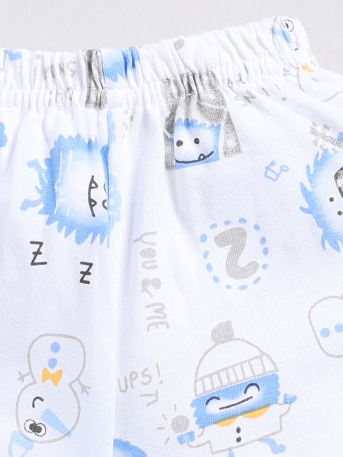 Baby Boys Monster Printed Cotton Clothing Set