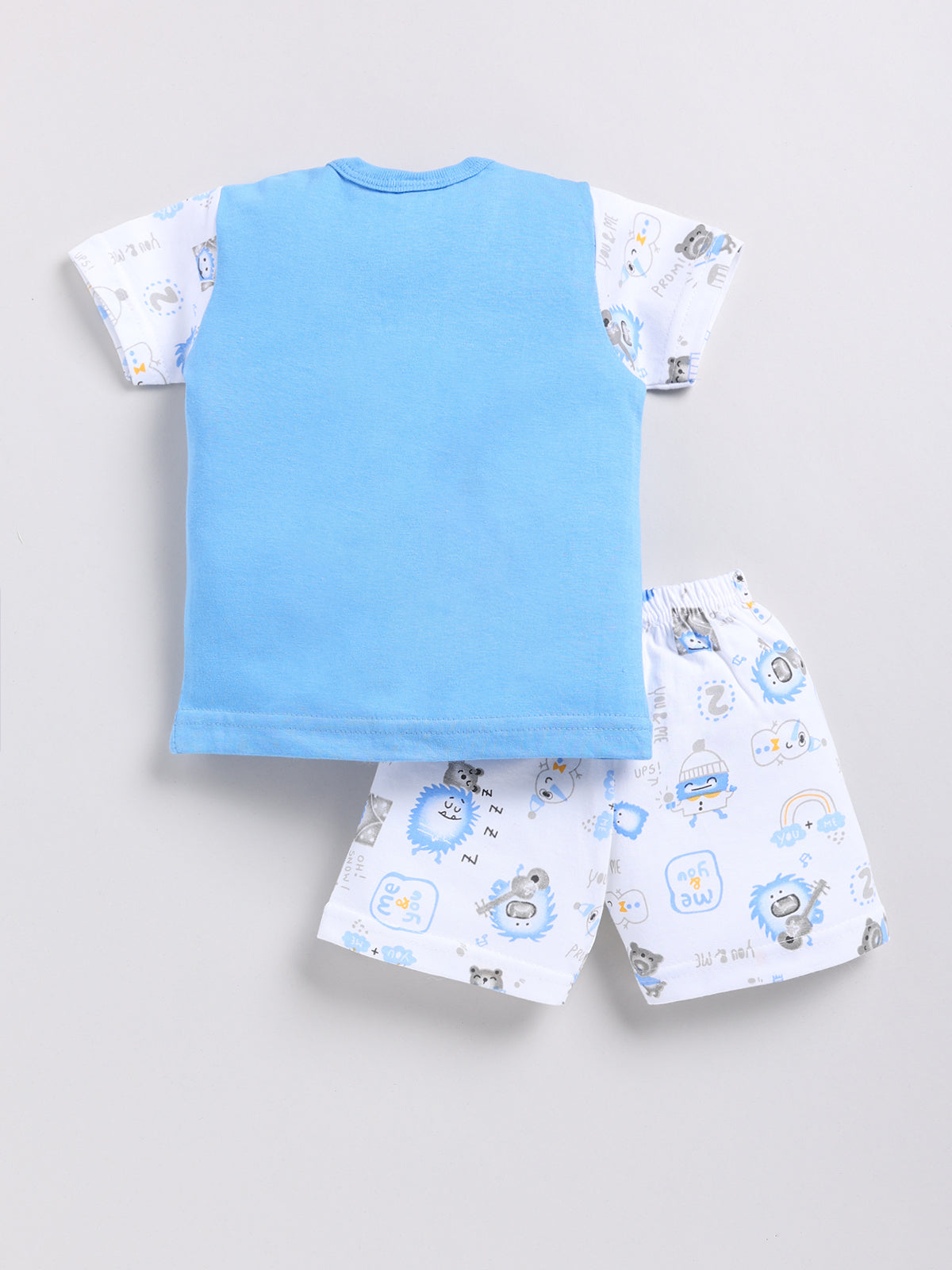Baby Boys Monster Printed Cotton Clothing Set