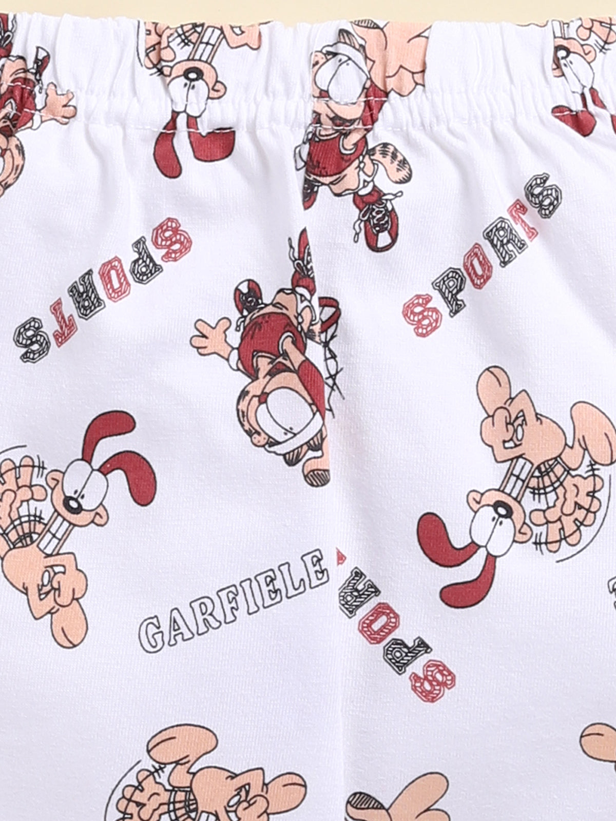 Todos Boys "Garfield Sports" Multi-Piece Layered Clothing Set - Maroon