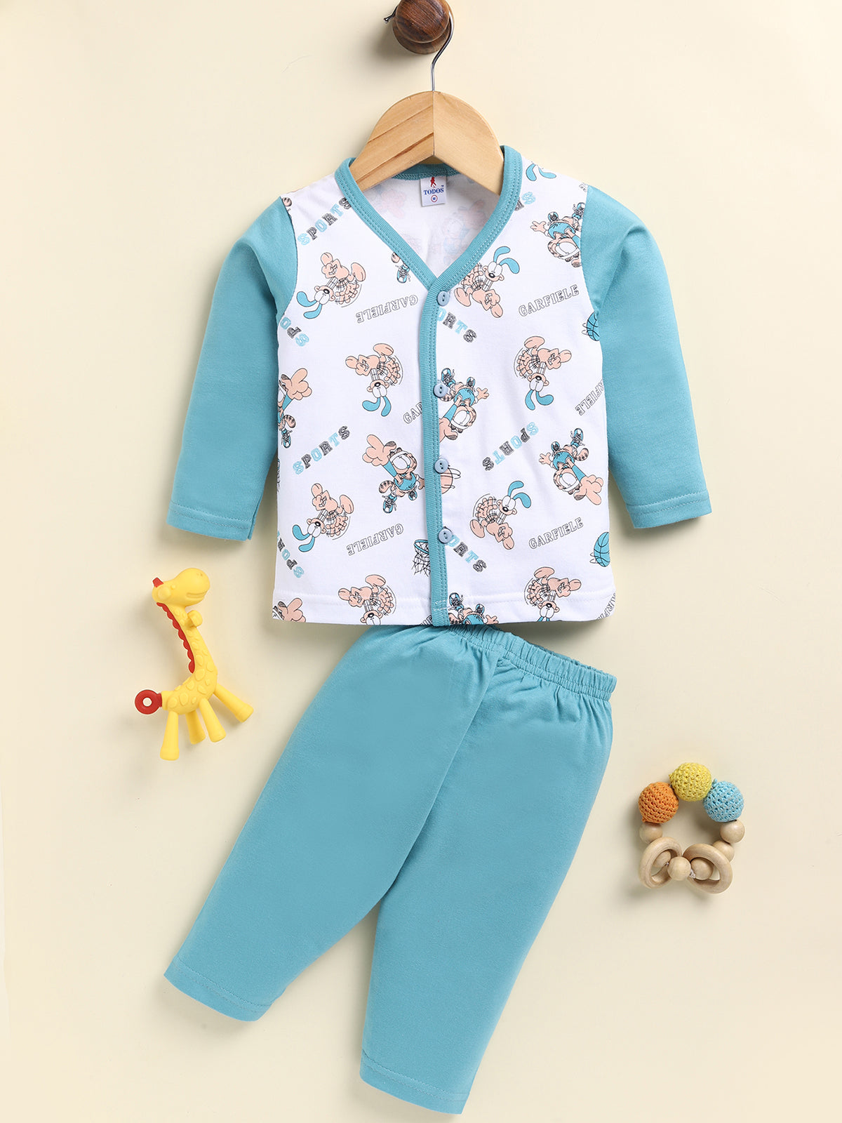 Todos Boys "Garfield Sports" Multi-Piece Layered Clothing Set - Blue