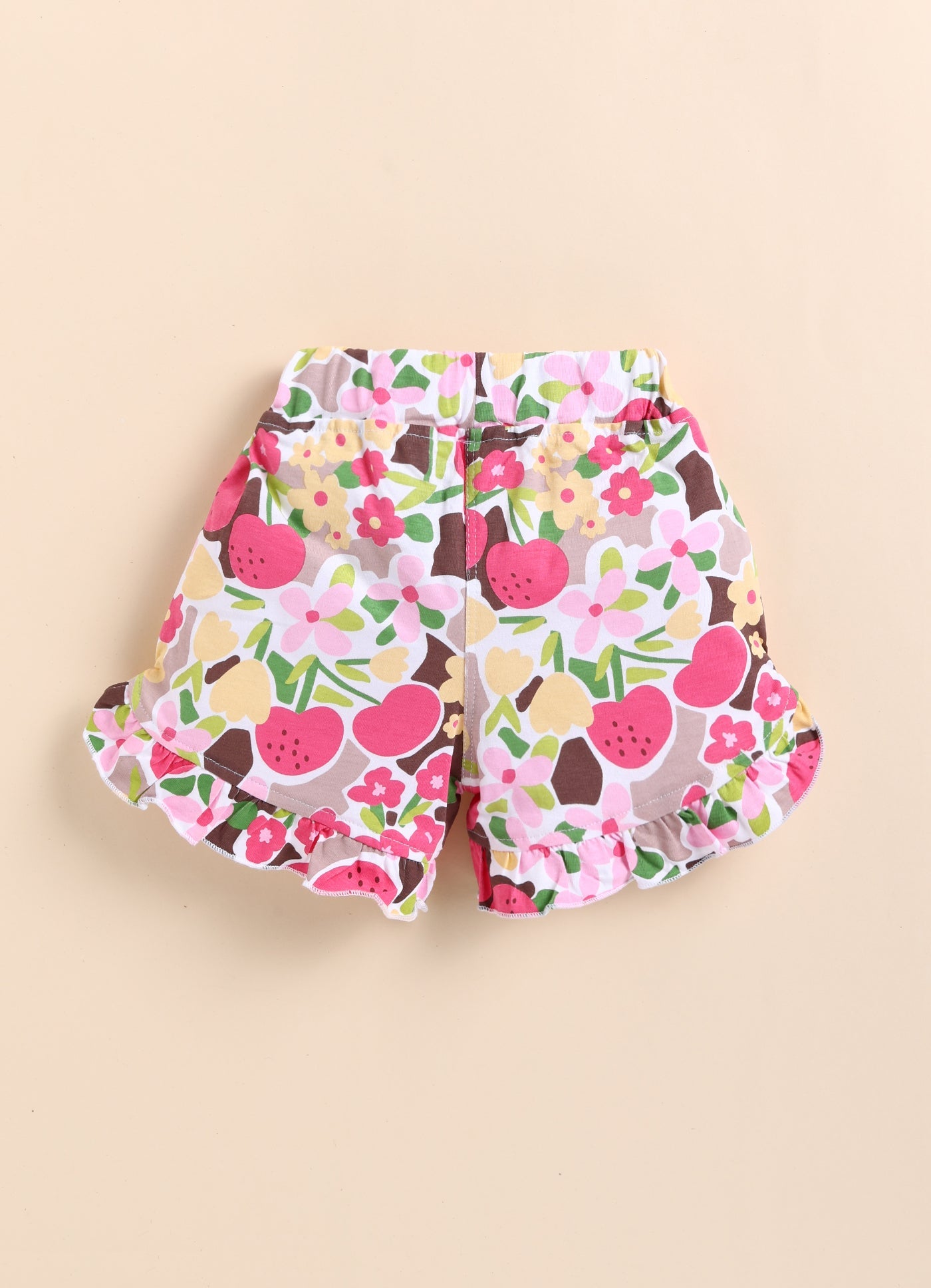 Girls Printed Cotton Summer Shorts