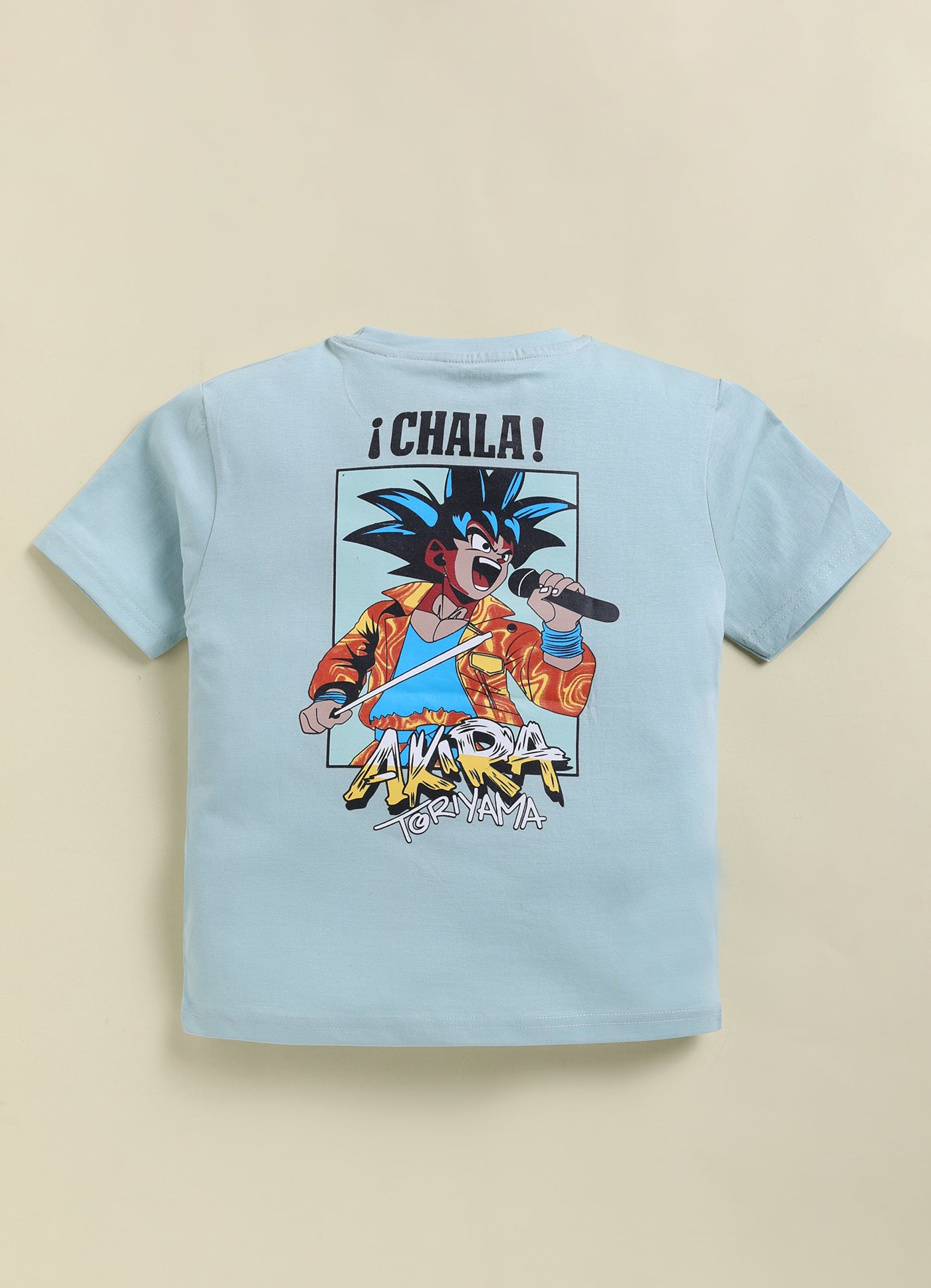Biskid Boys "Akira Toriyama" Graphic Crew Neck T-Shirt - Mint Green