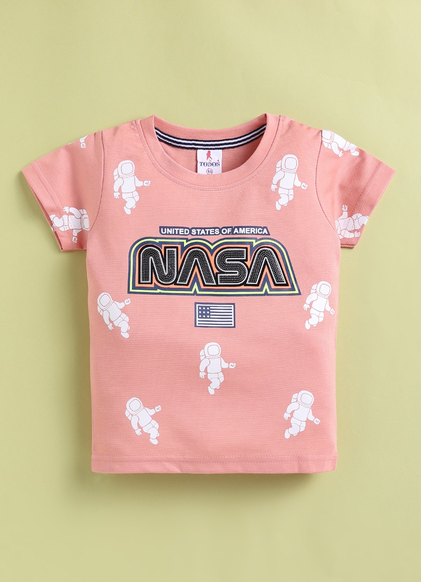 TODOS Boys NASA Graphic T-Shirt and Shorts Set
