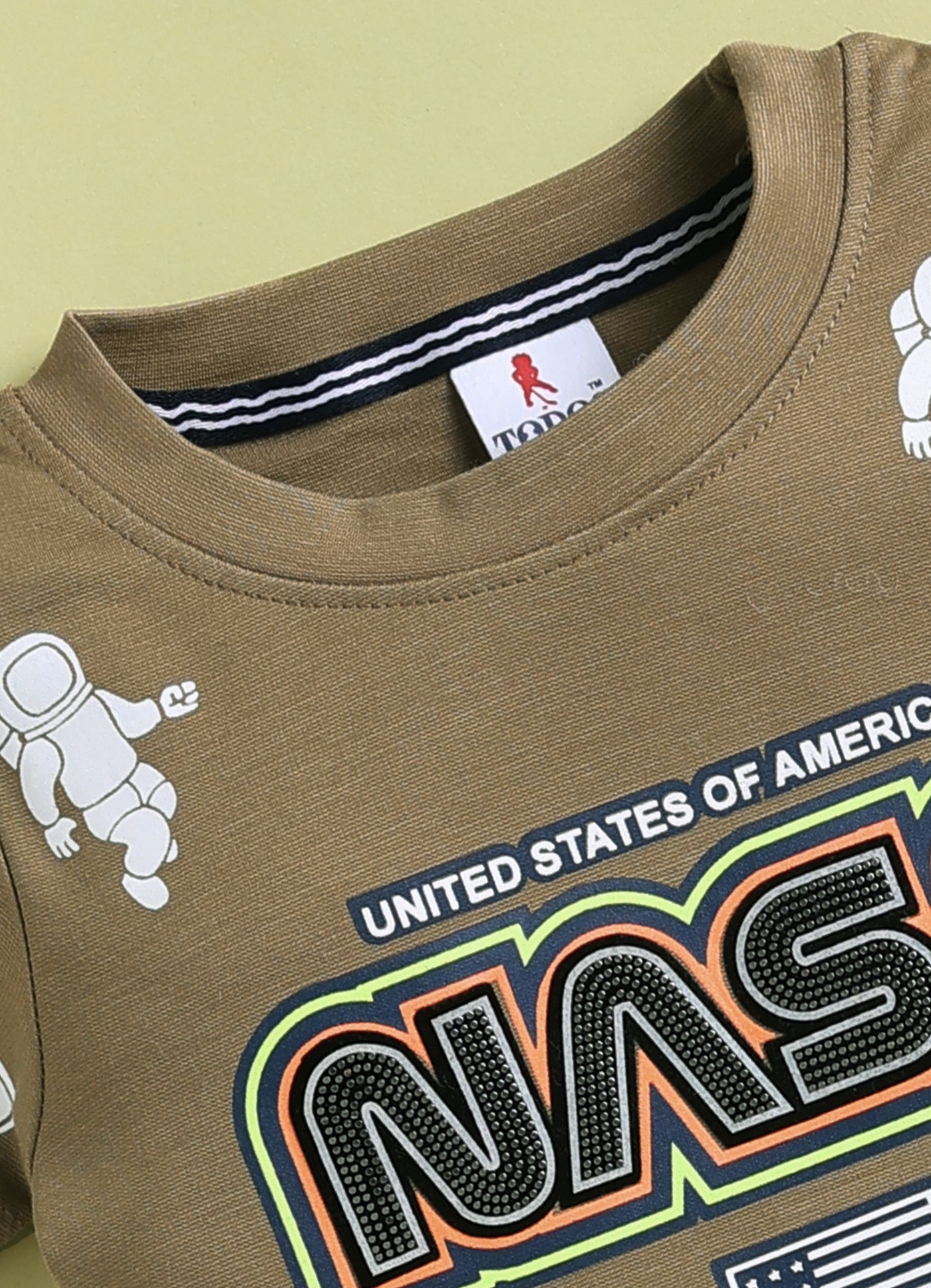 TODOS Boys NASA Graphic T-Shirt and Shorts Set