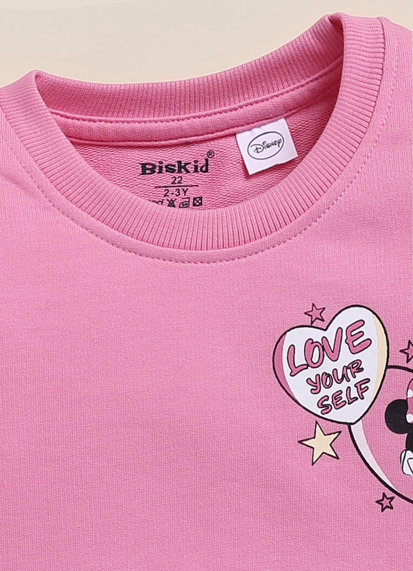 BISKID Cotton Knit Full Sleeves Disney Top