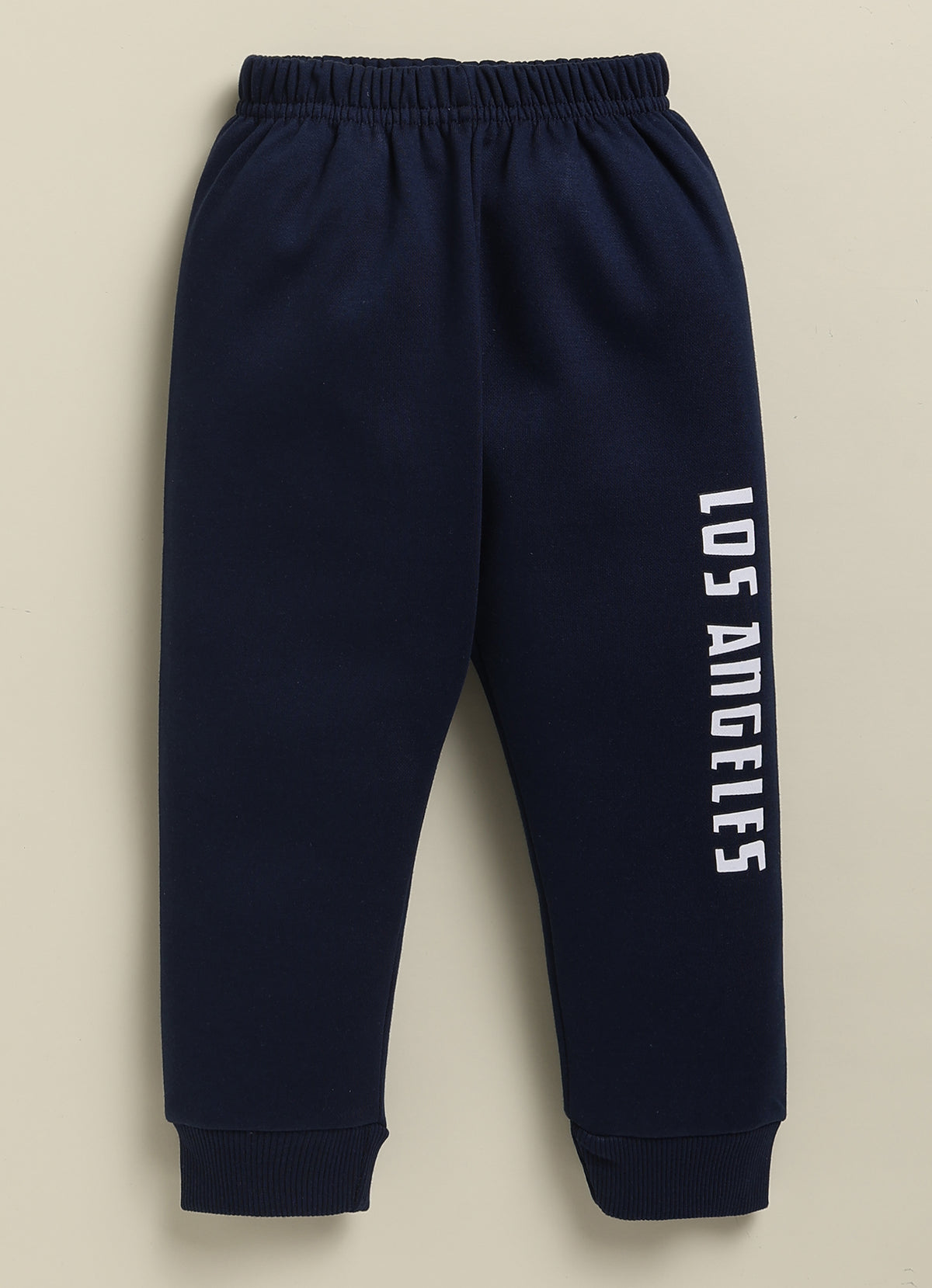 Annie Navy Blue Los Angeles Graphic Sweatshirt and Jogger Set for Girls