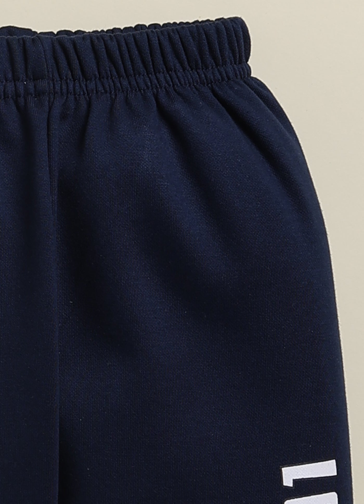 Annie Kids Fleece Knit to Knit Full Sleeves Los Angeles Text Printed Winterwear Sweatshirts & Pant - Red