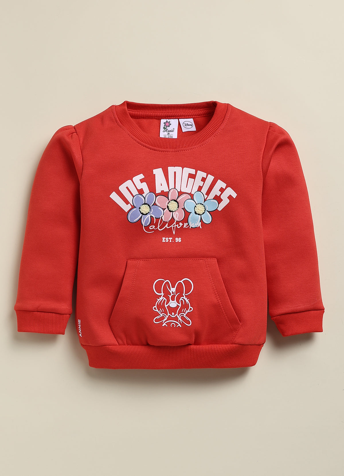 Annie Red Los Angeles Graphic Sweatshirt and Jogger Set for Girls