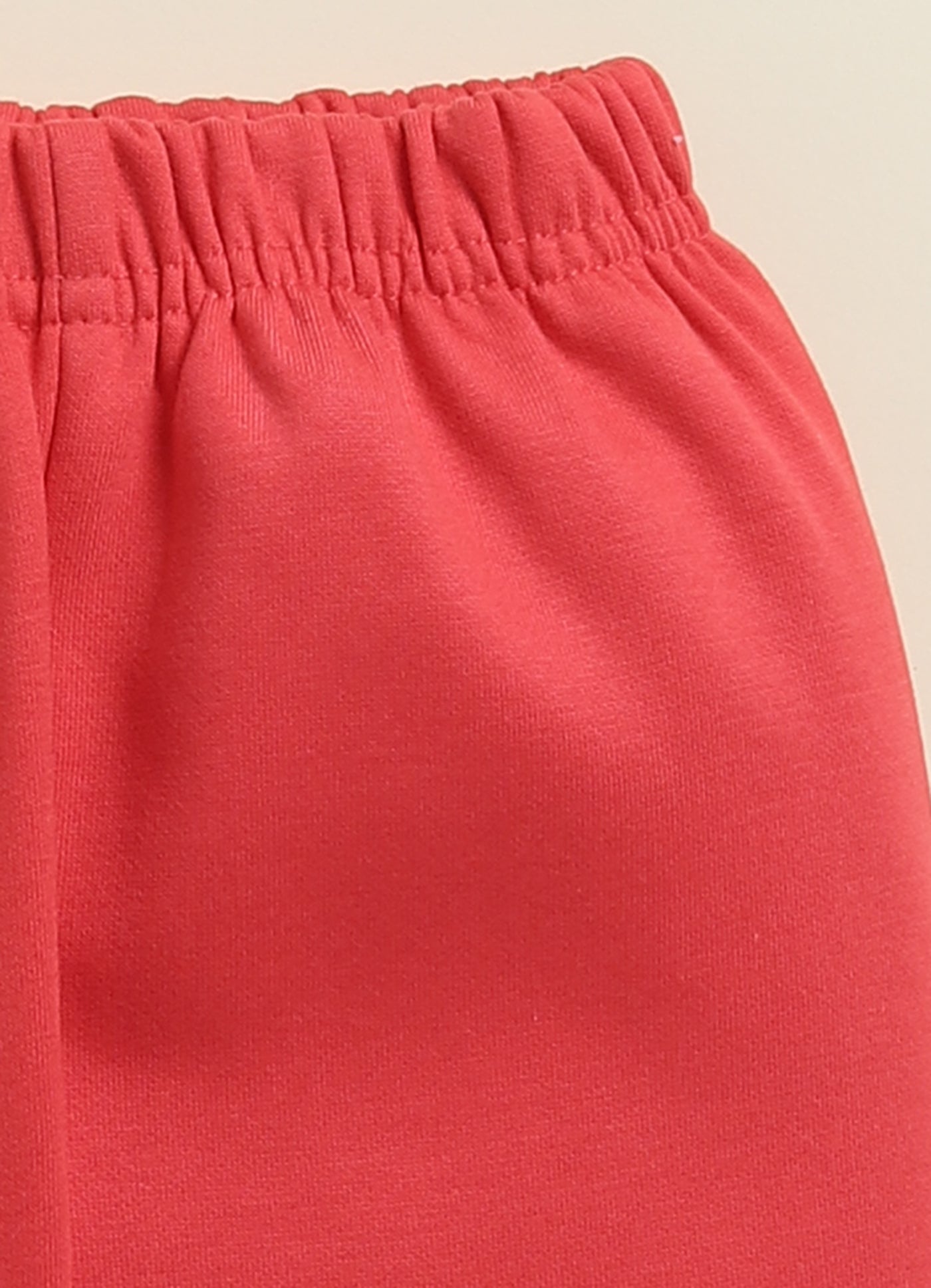 Annie Kids Fleece Knit to Knit Full Sleeves Minnie Printed Winterwear Sweatshirts & Pant - Red