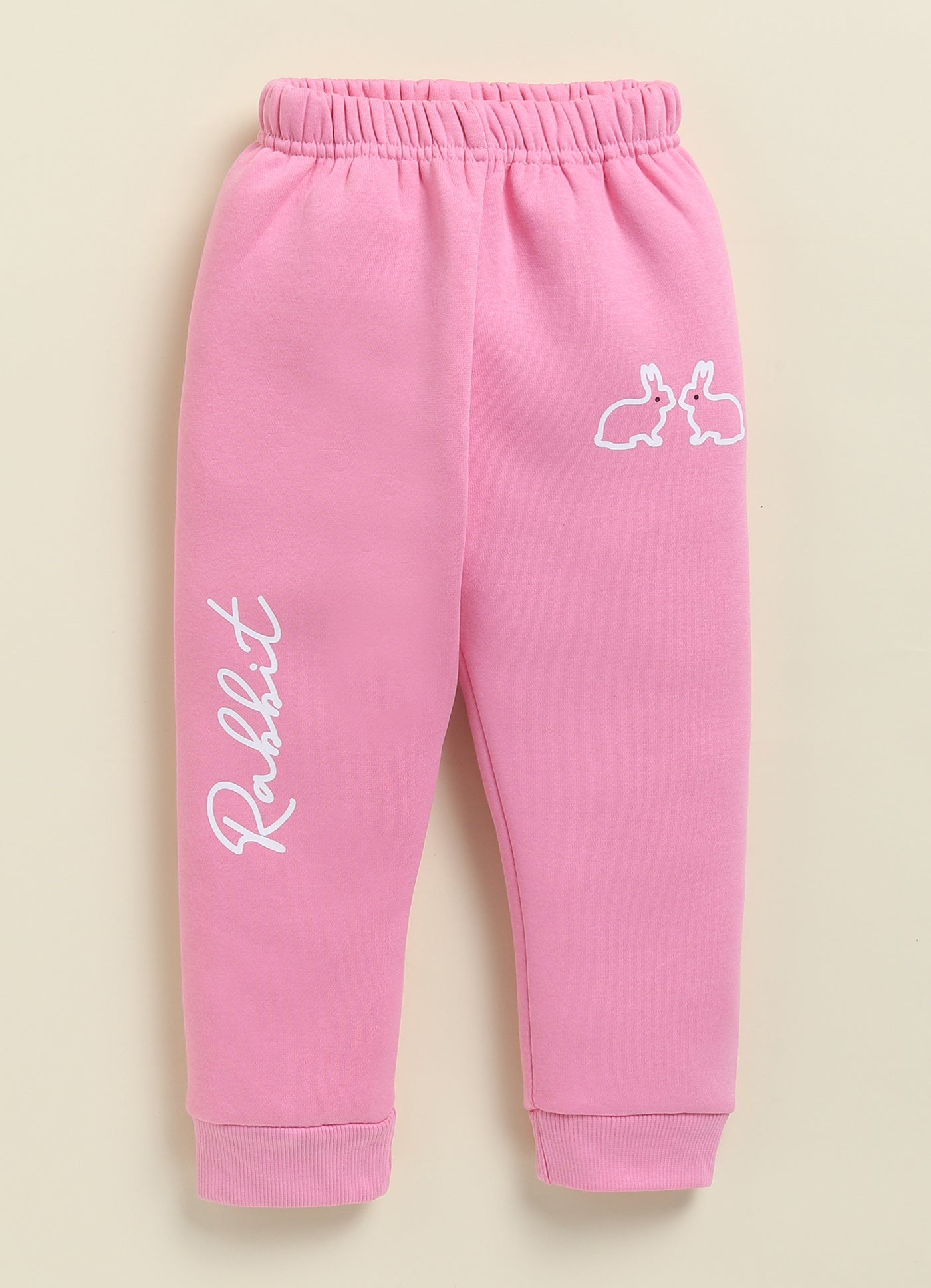 Annie Kids Fleece Knit to Knit Full Sleeves Lovley Day printed Winterwear Sweatshirts & Pant