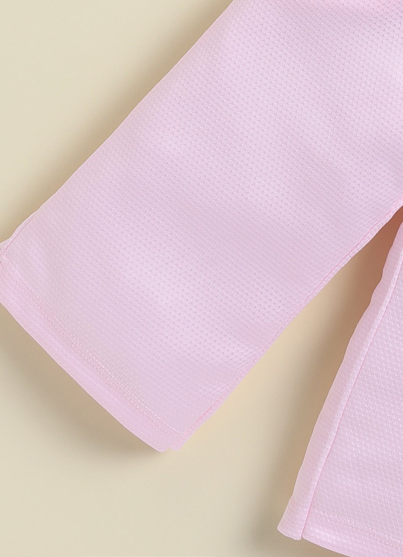 Annie Kids 100% Lyocell Knit to Knit Full Sleeves Stripes Pre  Winter Top & Pant - Pink