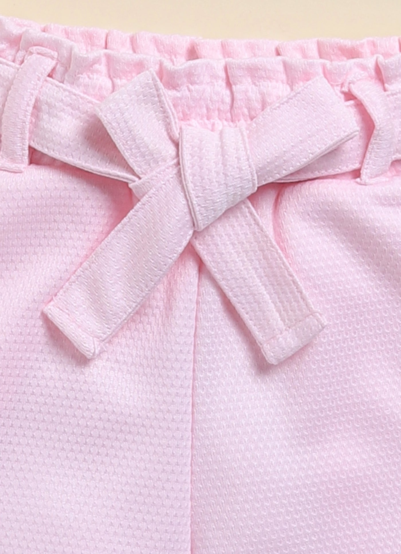 Annie Kids 100% Lyocell Knit to Knit Full Sleeves Stripes Pre  Winter Top & Pant - Pink