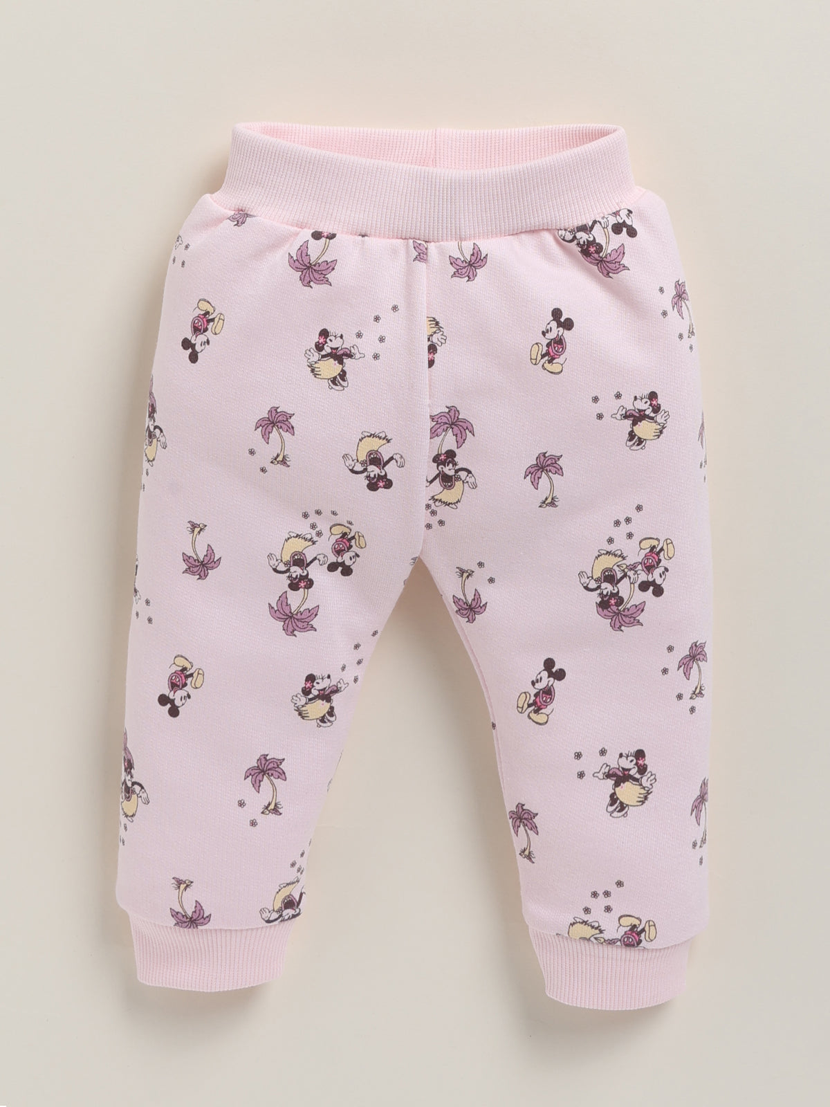 Annie Girls "Good Times Aloha" Mickey & Minnie Mouse Long-Sleeve Clothing Set - Pink